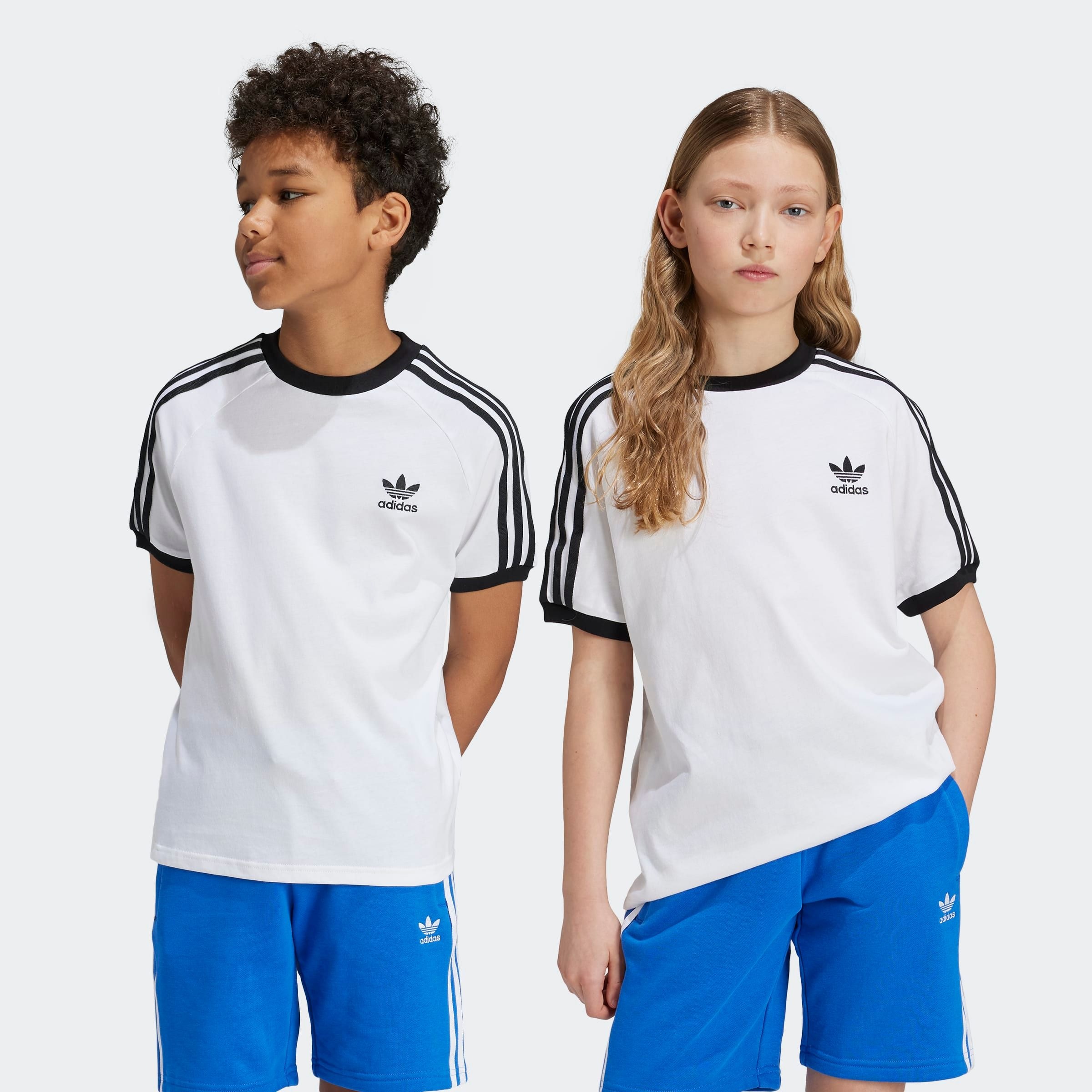Thumbnail - adidas Originals T-Shirt "3 STRIPE TEE" sportlicher Stil, mit kurzen Ärmeln, für Kinder, aus Baumwolle