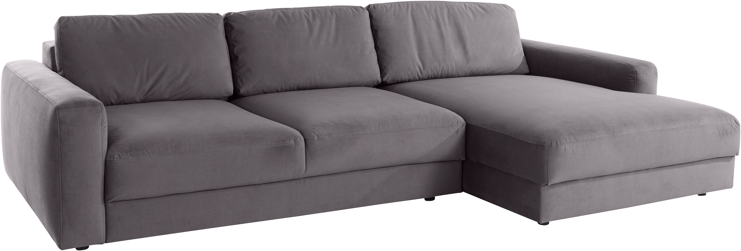 Places of Style Ecksofa »Bloomfield, L-Form«, extra tiefe Sitzfläche, wahlweise mit Sitztiefenverstellung
