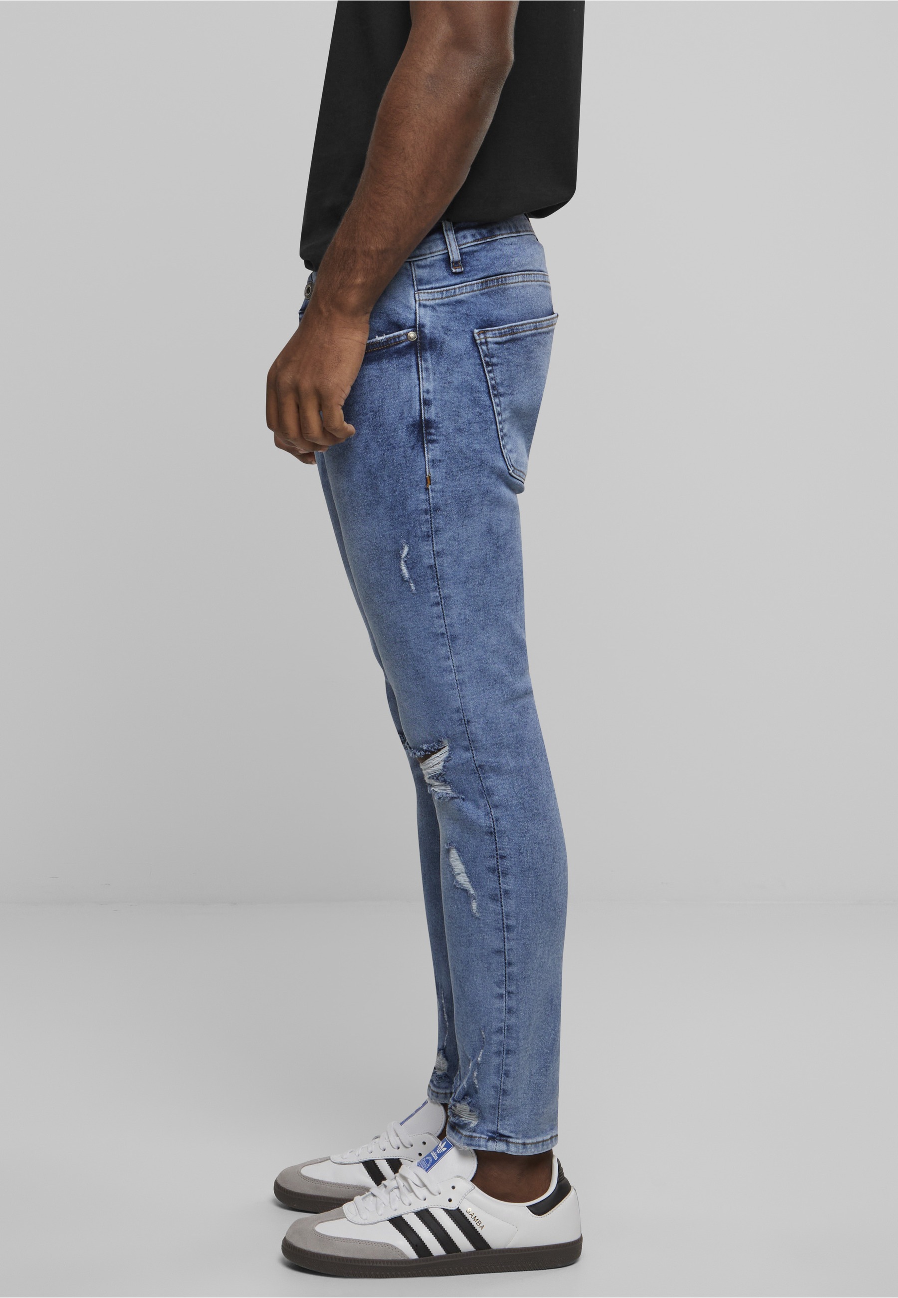 2Y Premium Bequeme Jeans »2Y Premium Herren 2Y Destroyed Skinny Cropped Denim«