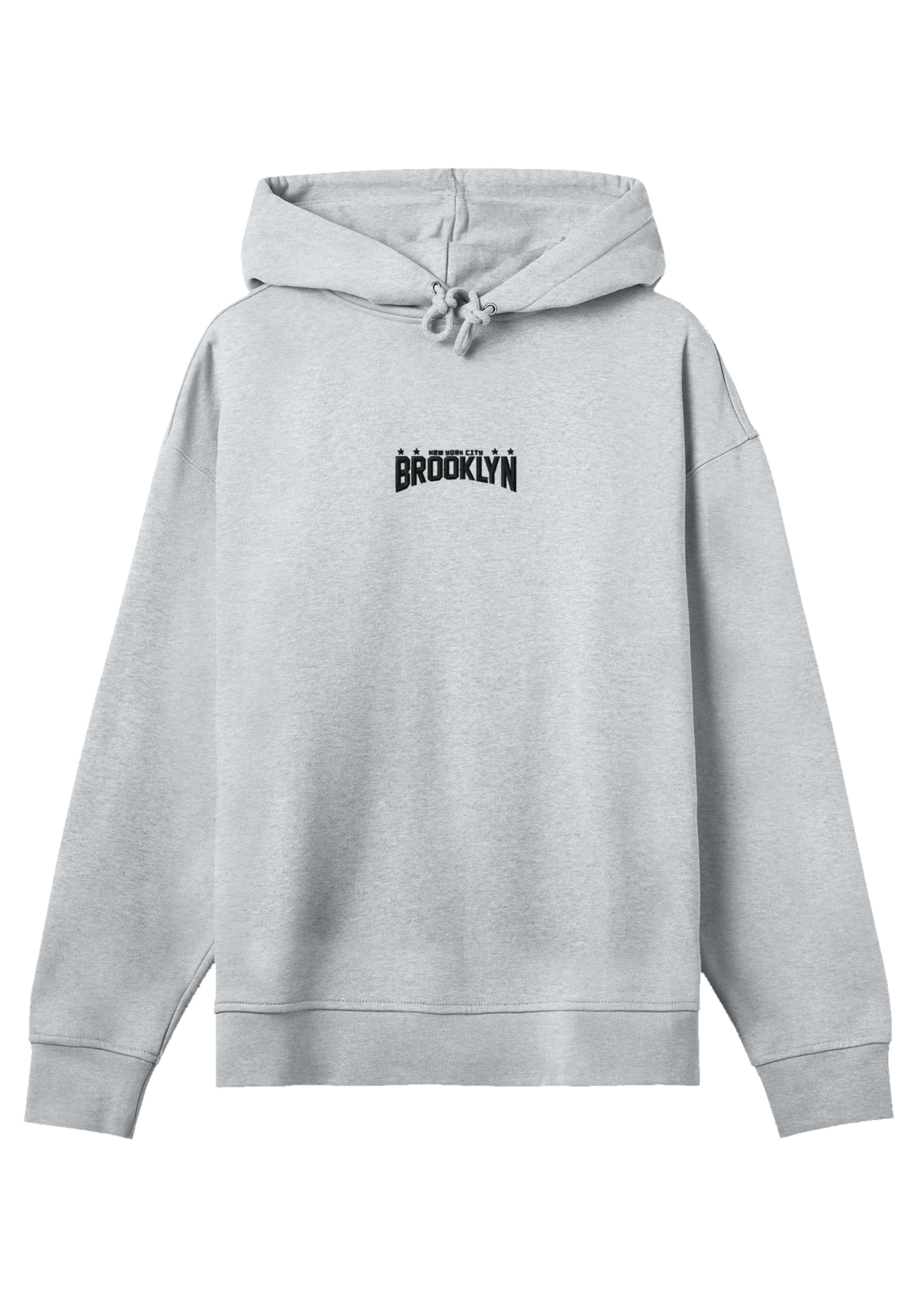 F4NT4STIC Kapuzenpullover »Brooklyn New York Bestickt«, Premium Qualität