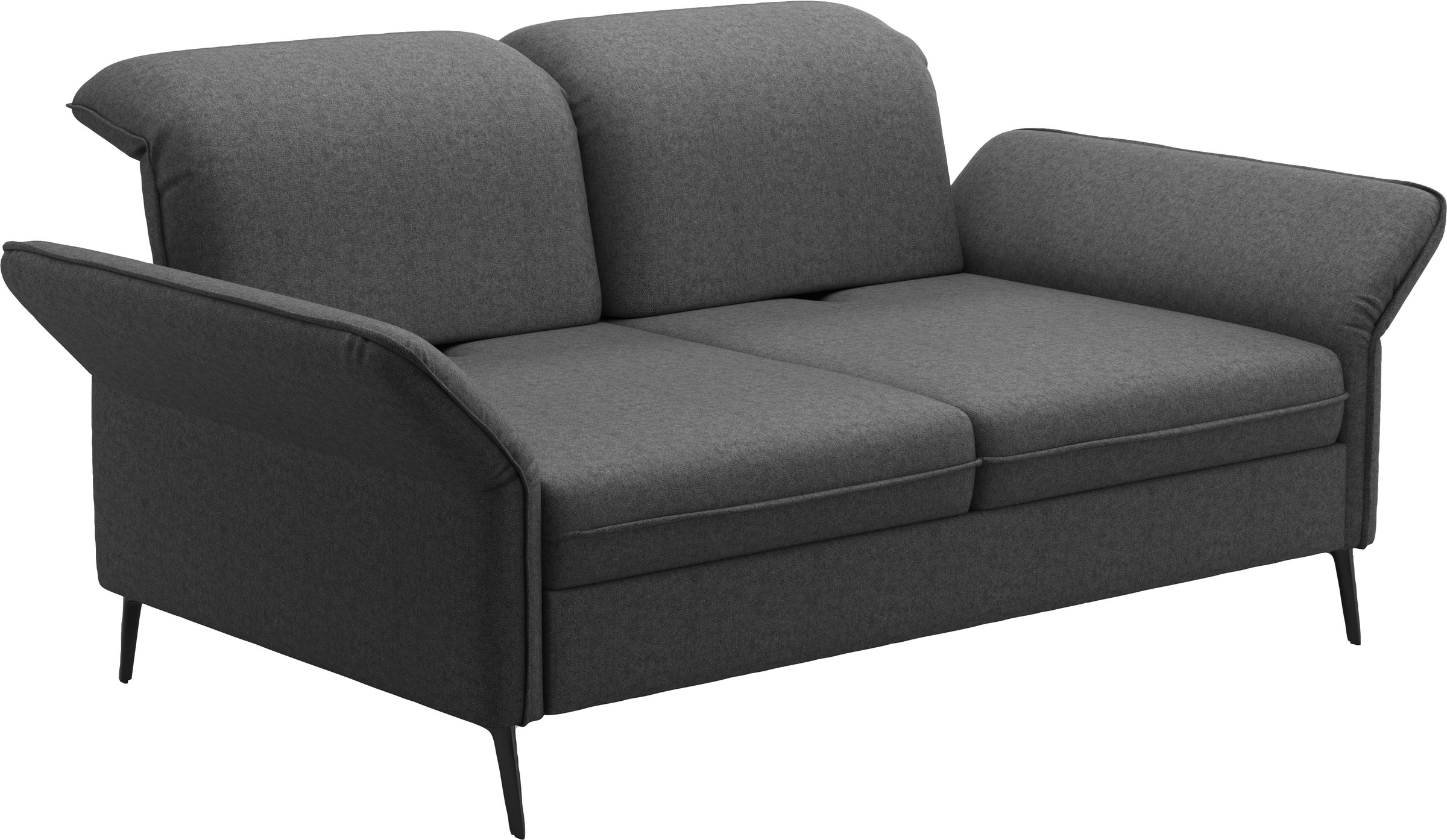 sit&more 3-Sitzer »Emely, inkl. Sitztiefenverstellung«, wahlweise mit Bettfunktion, Kopf- & Armteilverstellung