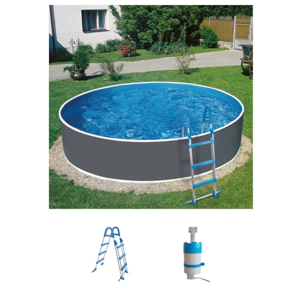 my POOL BWT Rundpool »Standard«, (Set), 3-tlg., ØxH: 360x90 cm