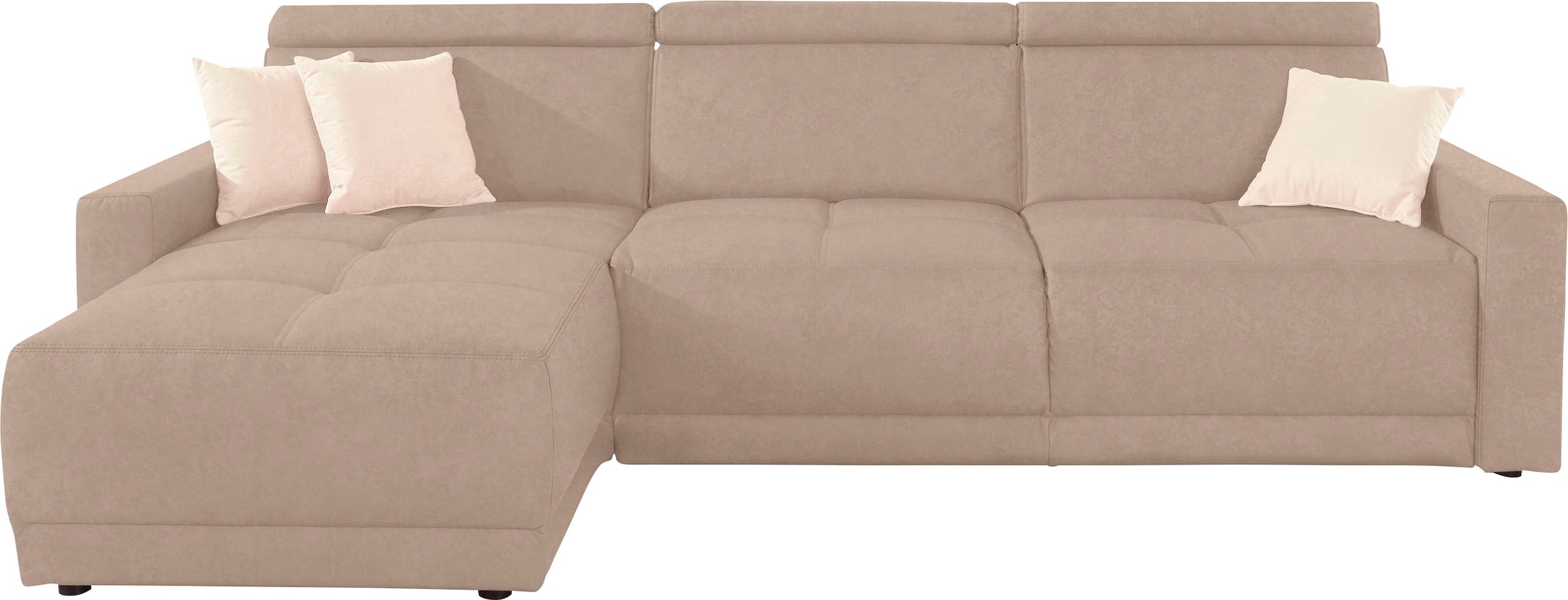 DOMO collection Ecksofa "Ava L-Form", mit Recamiere, Federkern wahlweise mi günstig online kaufen