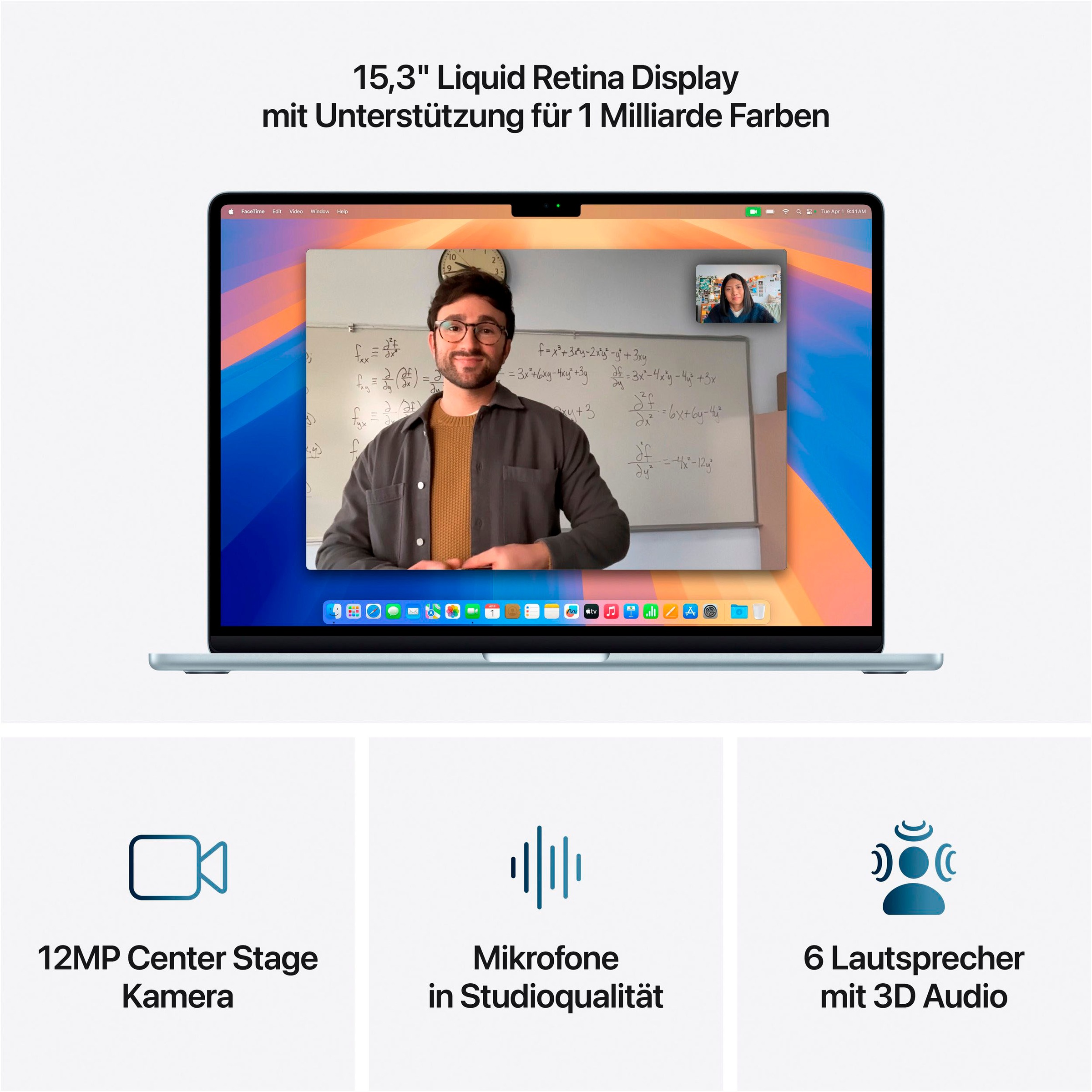 Apple Notebook »MacBook Air 15" CTO«, 38,91 cm, / 15,3 Zoll, Apple, M4, 10-Core GPU, 256 GB SSD