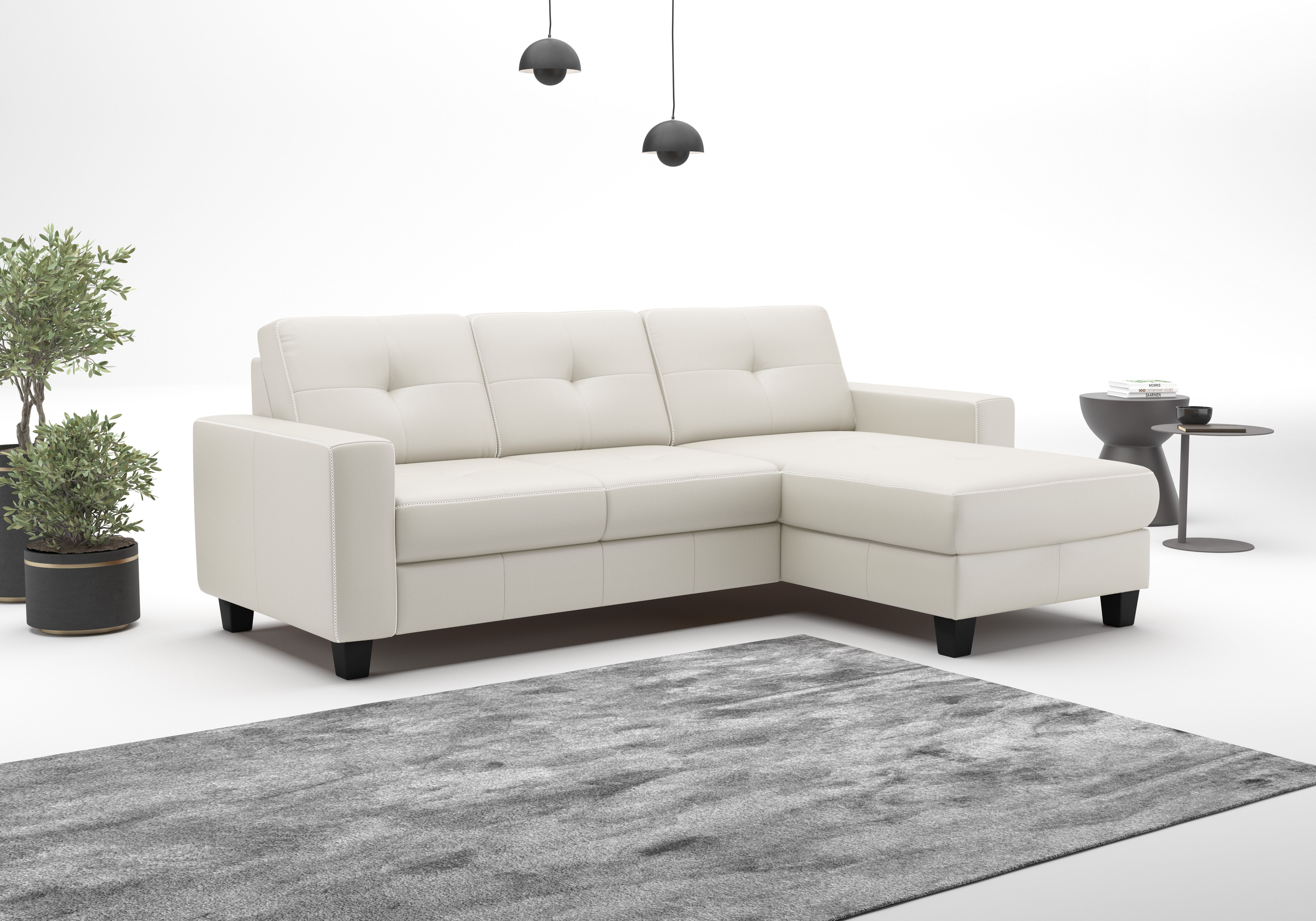 OTTO home Ecksofa "Varese" wahlweise mit Schlaffunktion und Bettkasten