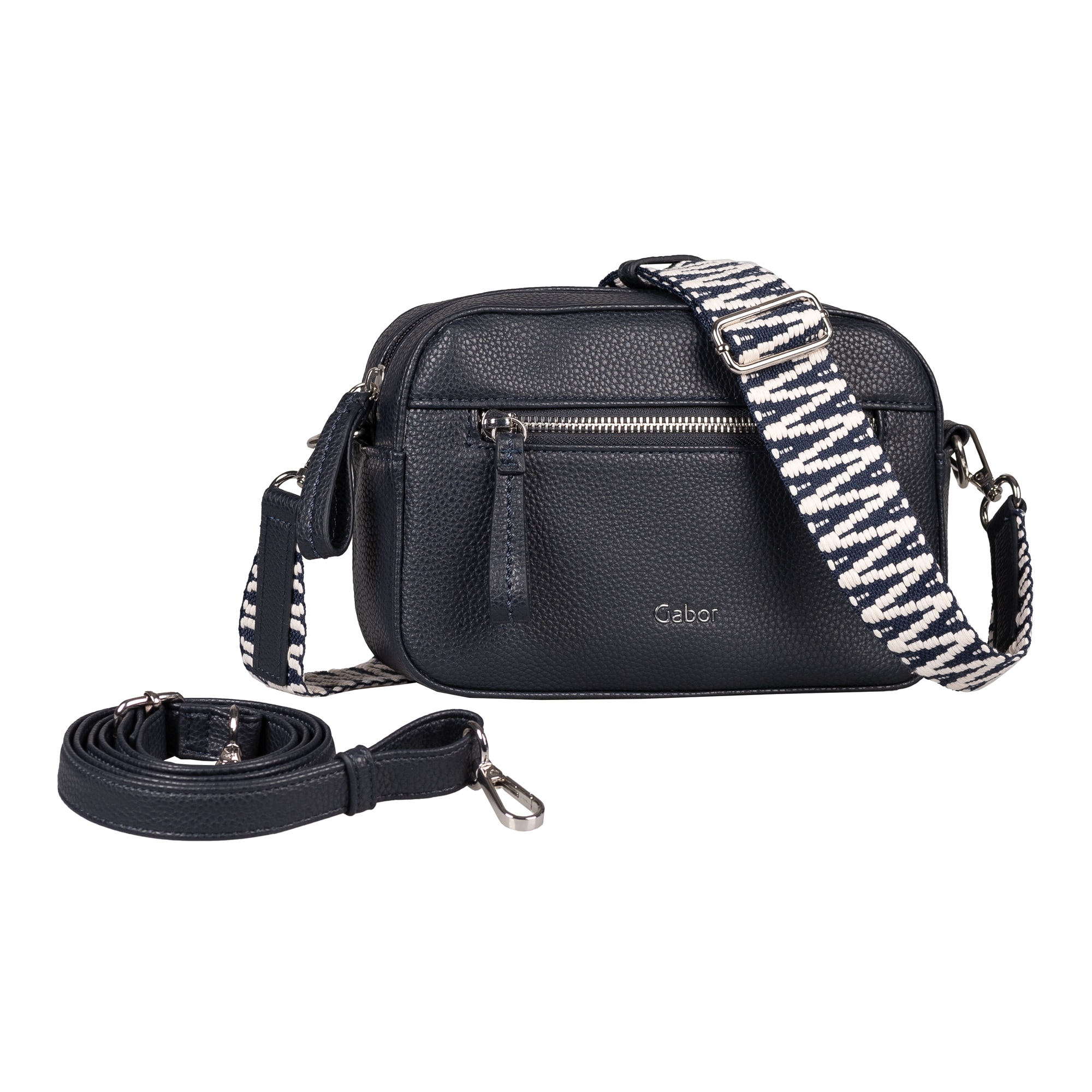 Gabor "Silena" Damen Umhängetasche, Schultertasche mit stylischem Gurtband