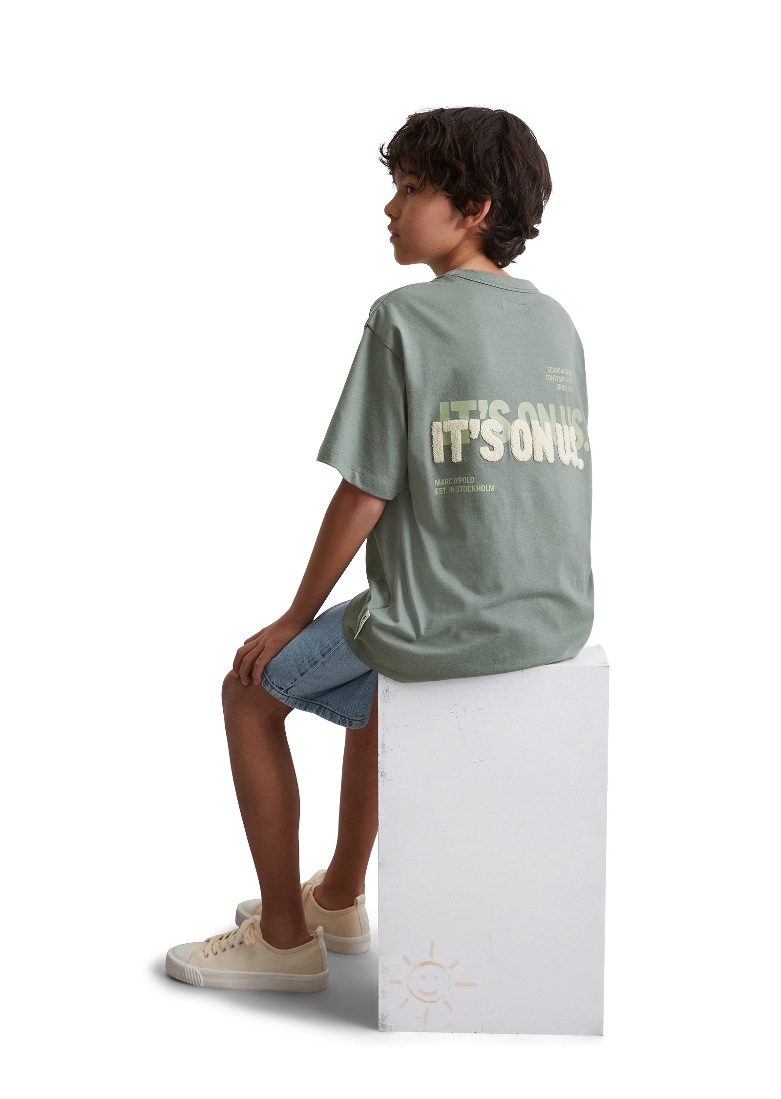 Marc O'Polo T-Shirt »mit Statement-Print«