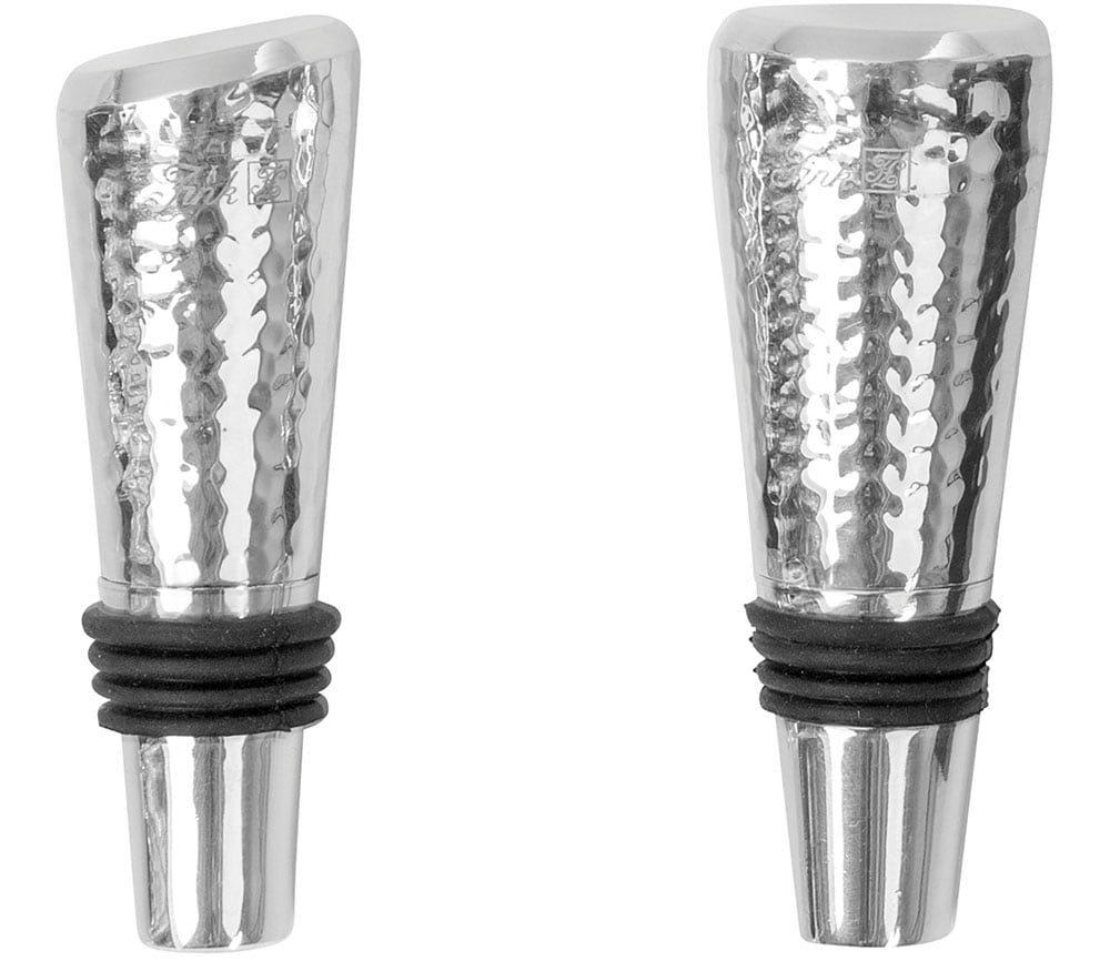 Fink Flaschenverschluss "NASSAU, aus Edelstahl, mit feiner Hammerschlagstru günstig online kaufen