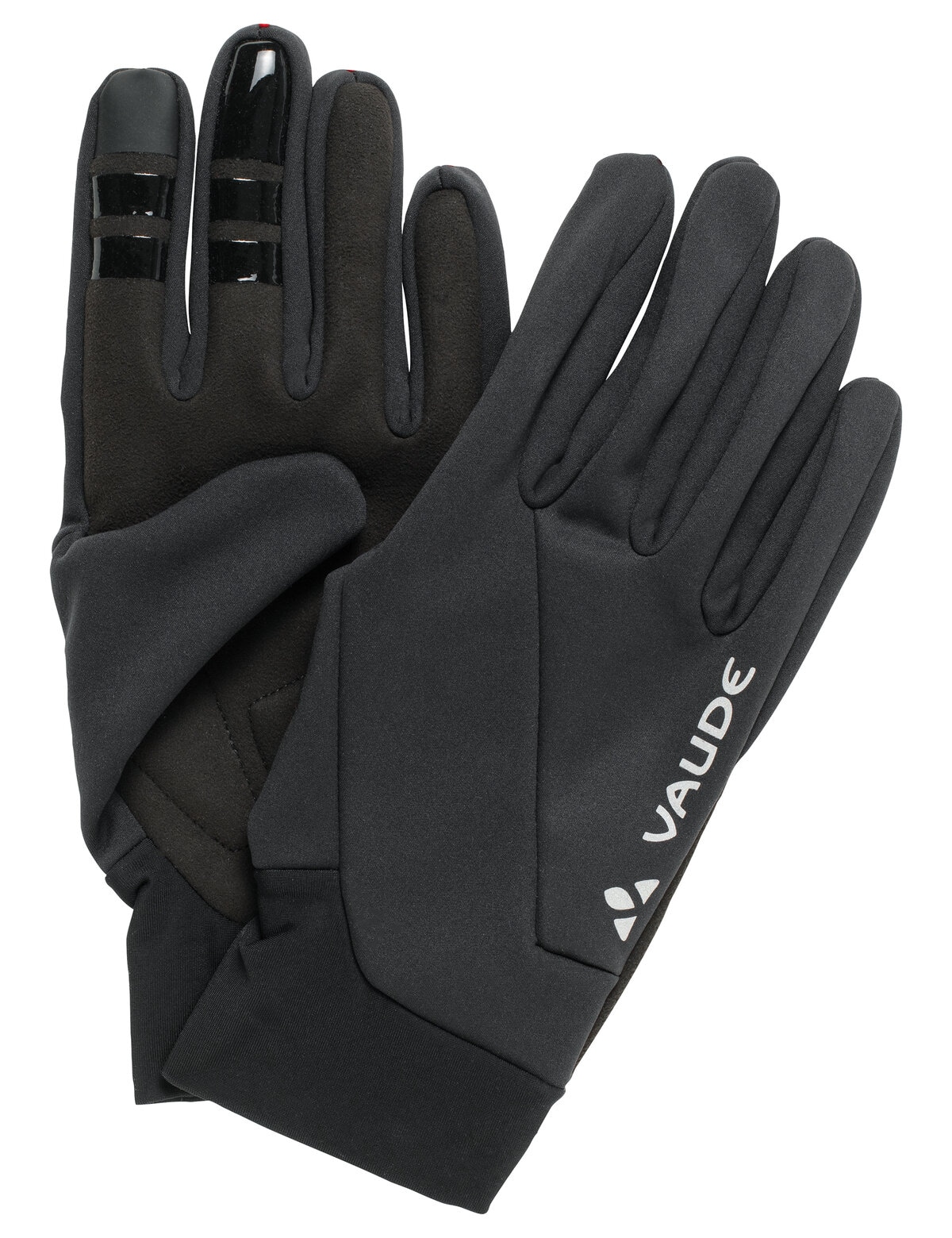 VAUDE Herren Multisporthandschuhe "KURO WARM GLOVES", schwarz, Gr. 8, Kunstfaser, Handschuhe, für Radsport, mit winddichter Softshell-Membran,