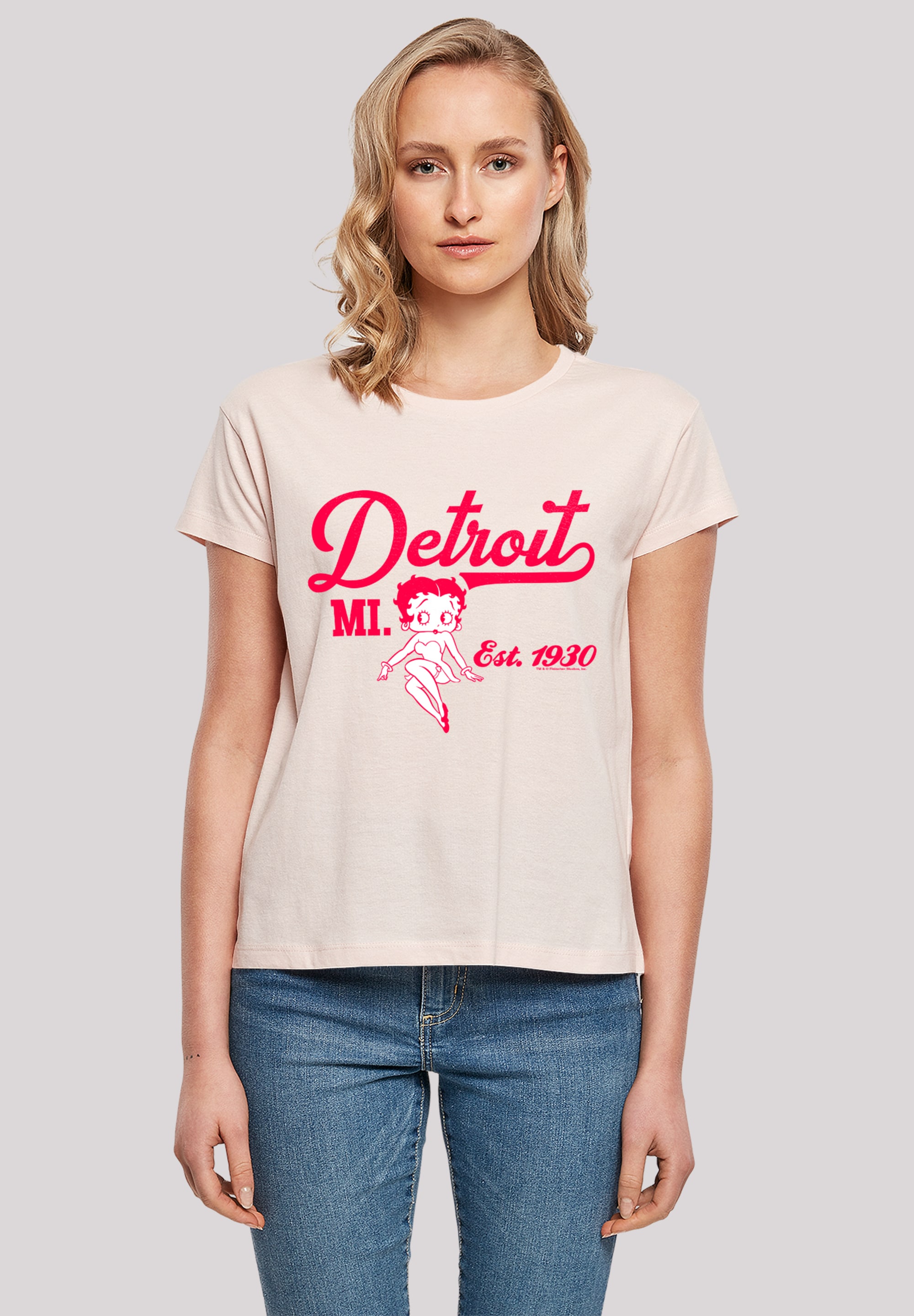F4NT4STIC T-Shirt "Betty Boop Detroit MI. Est 1930", Premium Qualität günstig online kaufen