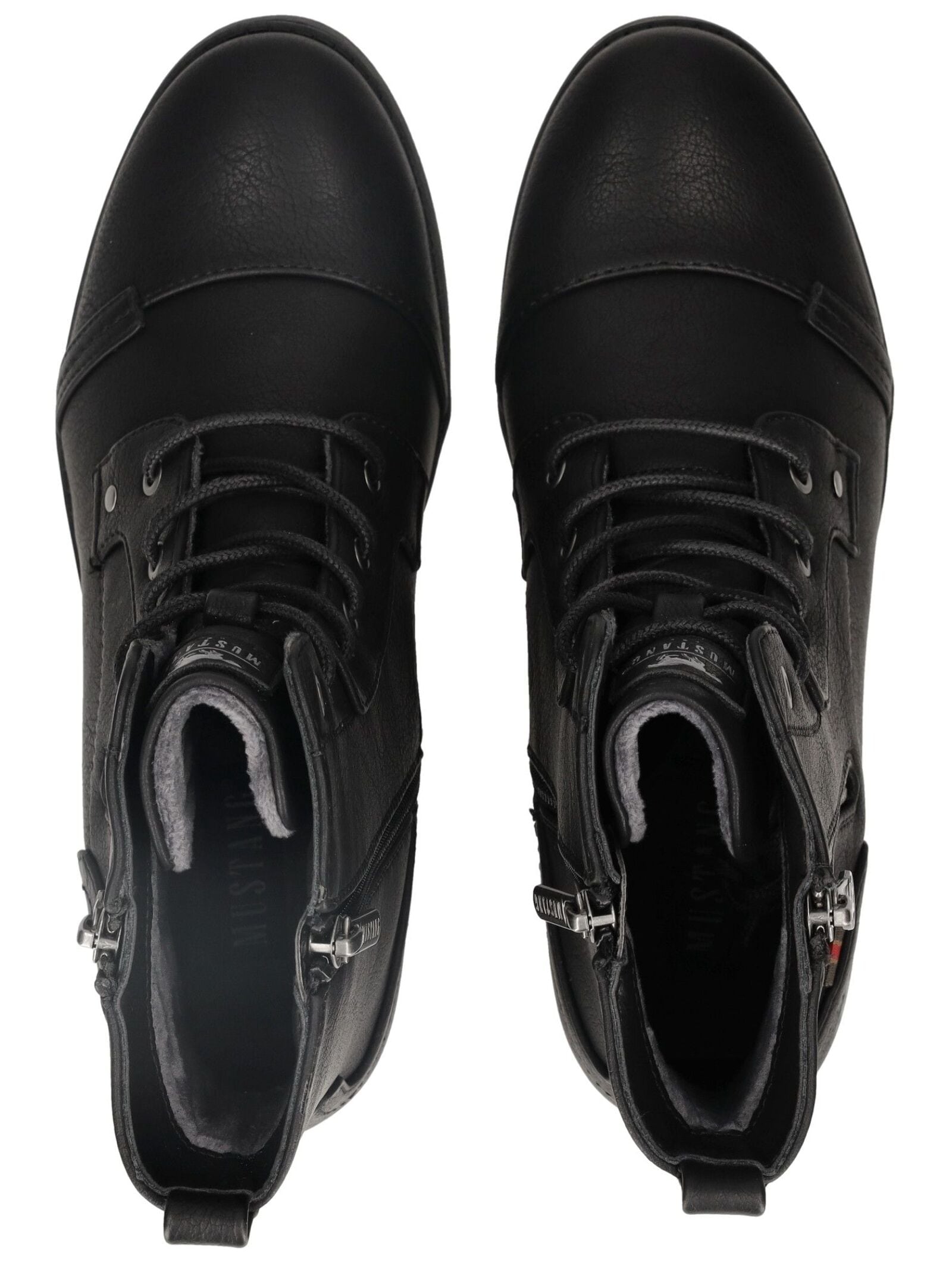 Mustang Shoes Schnürstiefelette »Mustang Shoes Stiefelette Lederimitat«
