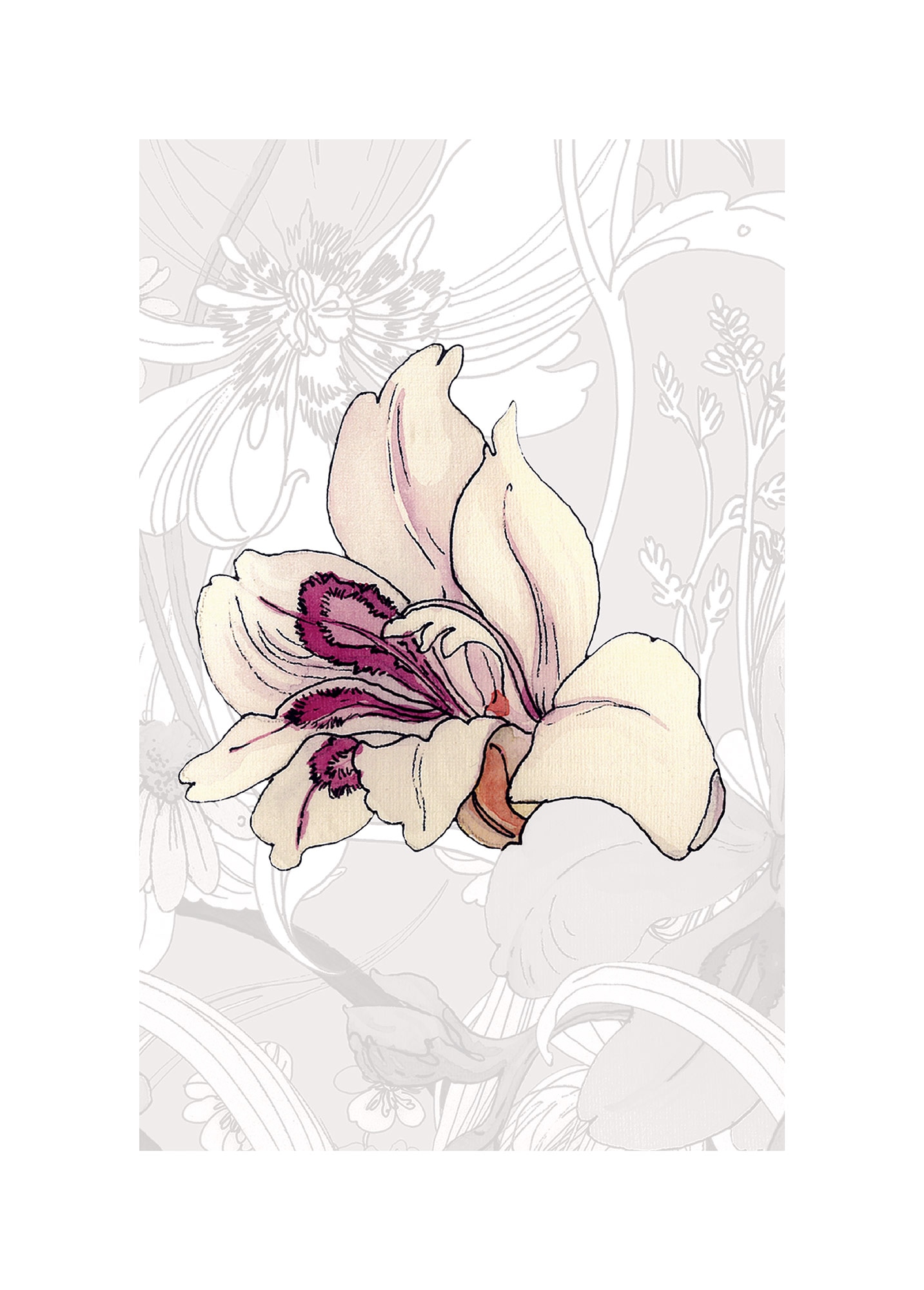 Komar Bild "Dulce" Natur 1 Stk. tlg. Wandbild zur Dekoration - ohne Rahmen günstig online kaufen