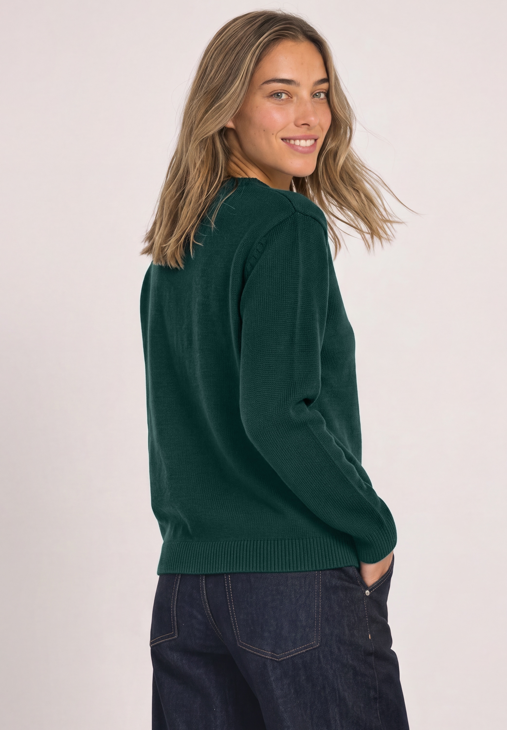 STREET ONE Strickpullover mit U-Boot-Ausschnitt