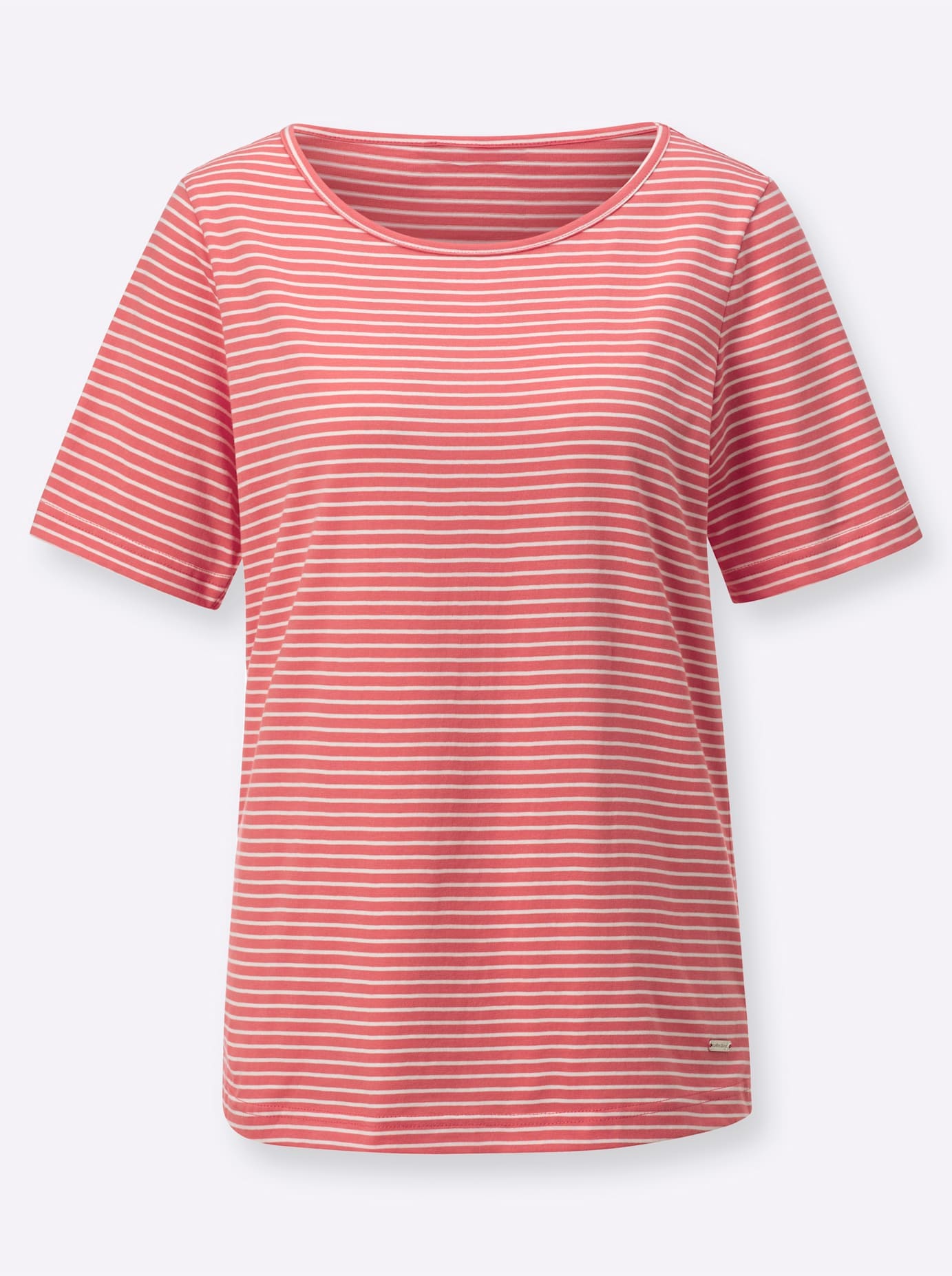 Casual Looks Kurzarmshirt »Ringelshirt«, (1 tlg.)