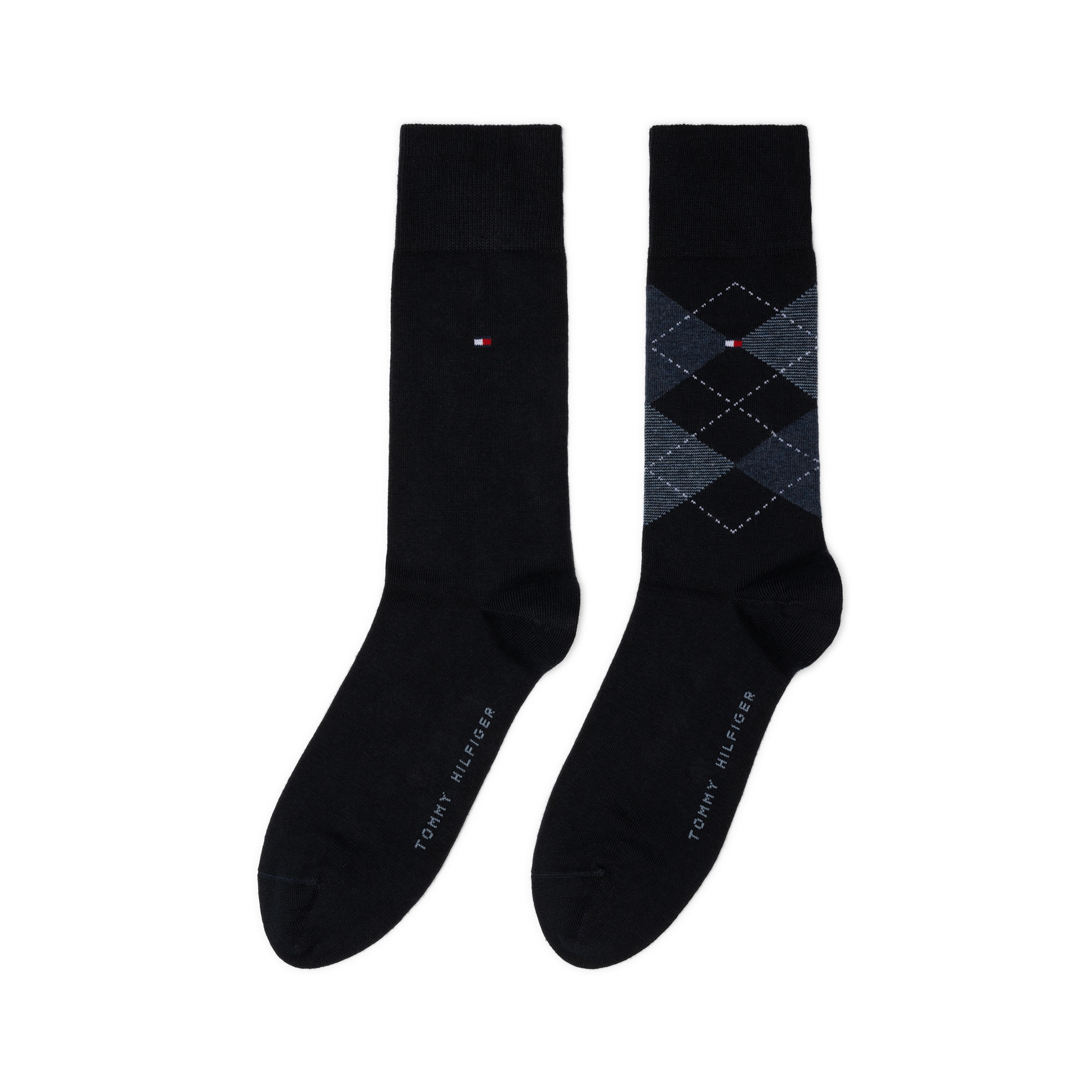 Tommy Hilfiger Socken »TH MEN SOCK CHECK 2P«, (2 Paar, 2 Paar), mit klassischem Argyle-Design