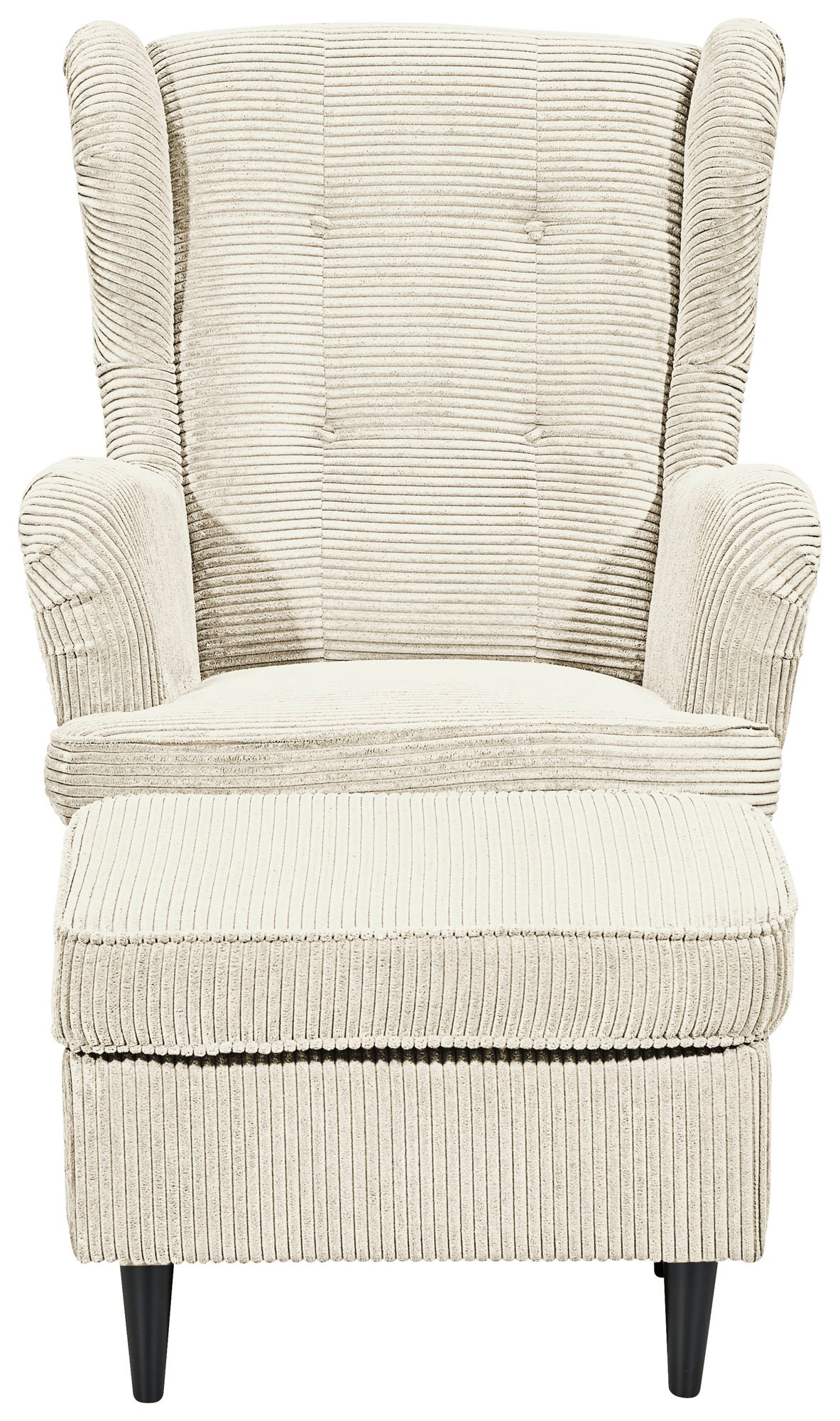 ED EXCITING DESIGN Hocker »Oskar«, mit Massivholzfüßen