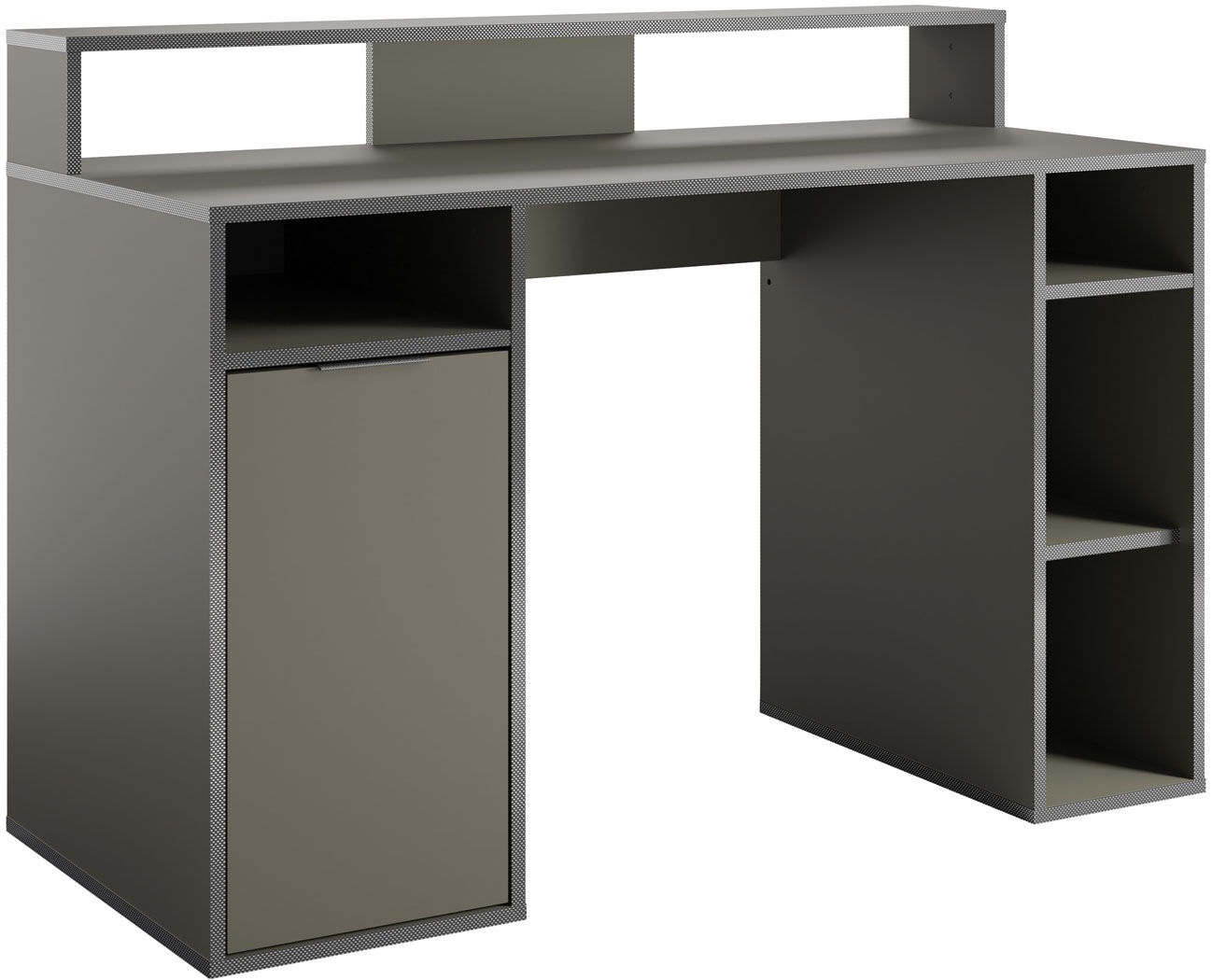 Home affaire Schreibtisch "Orem", Gamingtisch mit Tür und Monitoraufsatz, B günstig online kaufen