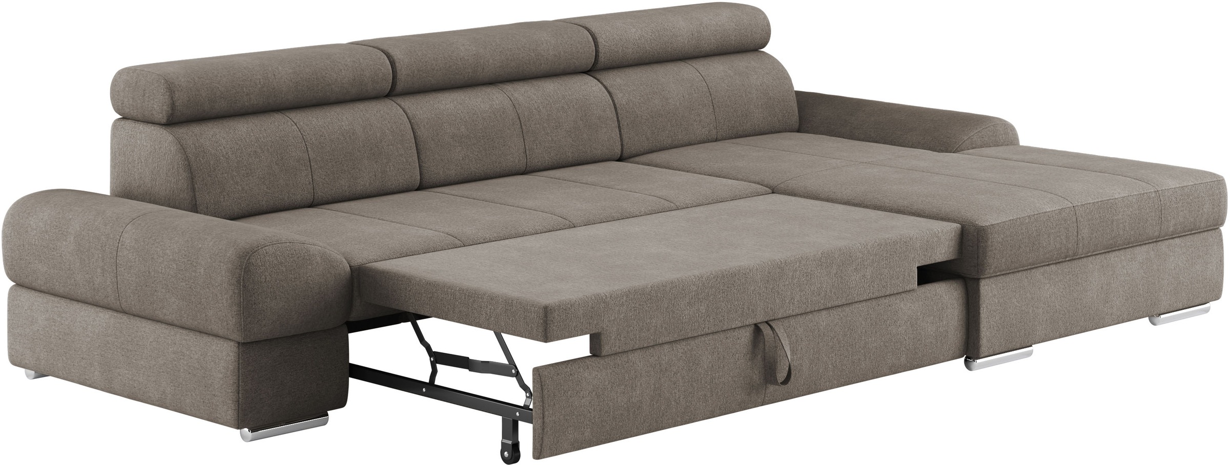 sit&more Ecksofa »Broadway L-Form«, inklusive Kopfteilverstellung, wahlweise mit Bettfunktion