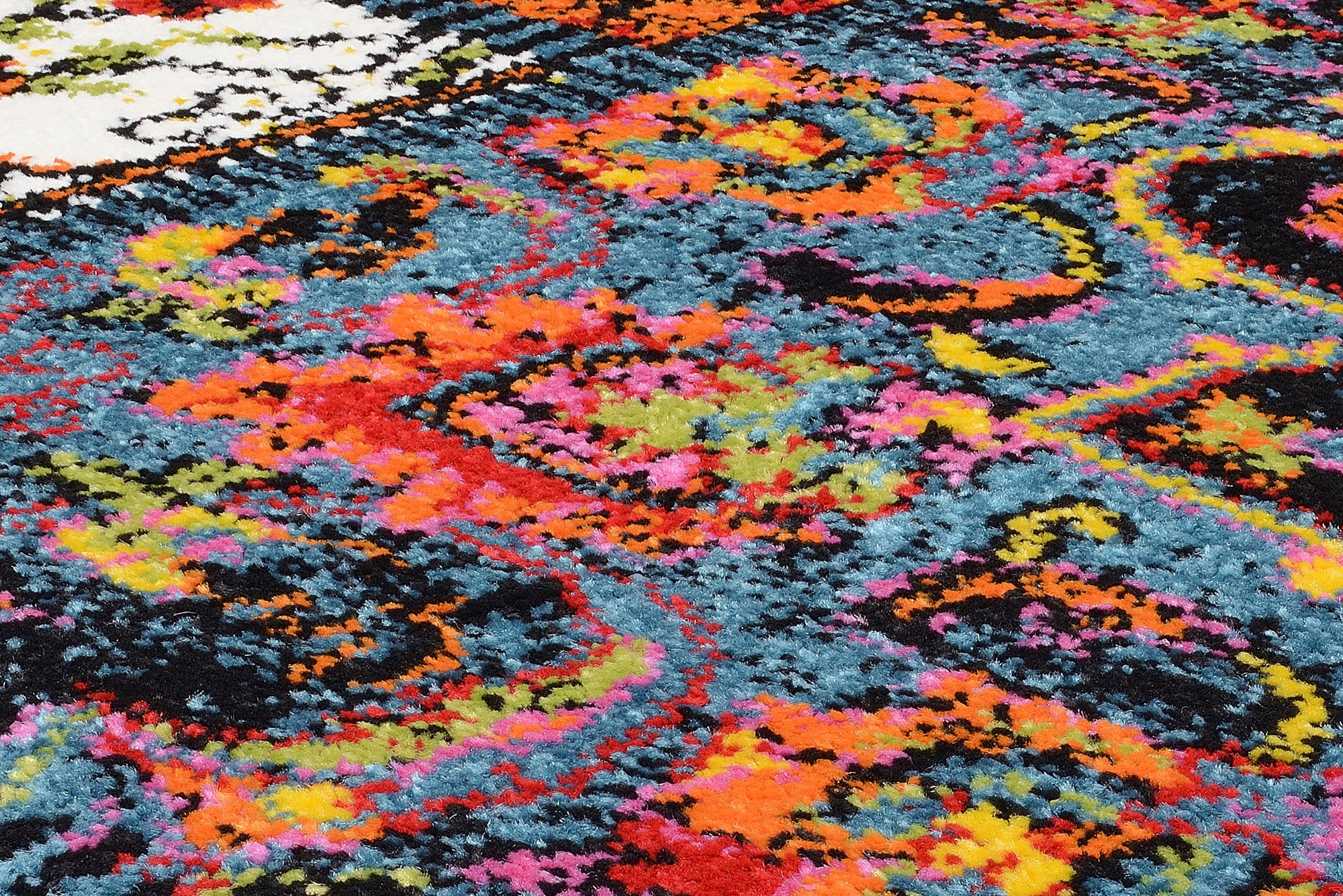 OCI DIE TEPPICHMARKE Teppich »HAPPINESS ORI« rechteckig 20 mm Höhe Wohnzimmer, kontrastreiches Design