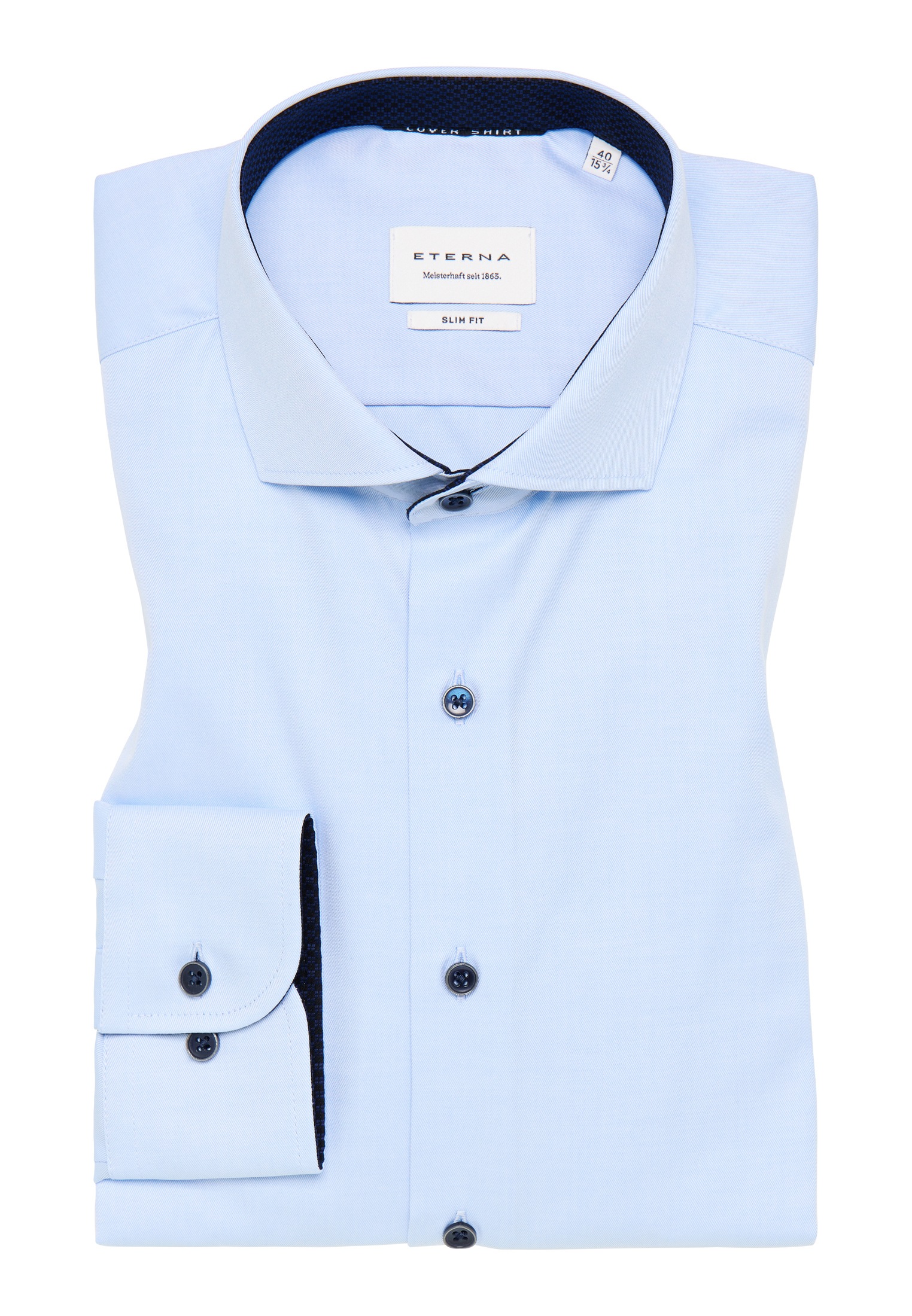 Eterna Langarmhemd »SLIM FIT«, NON IRON (bügelfrei)