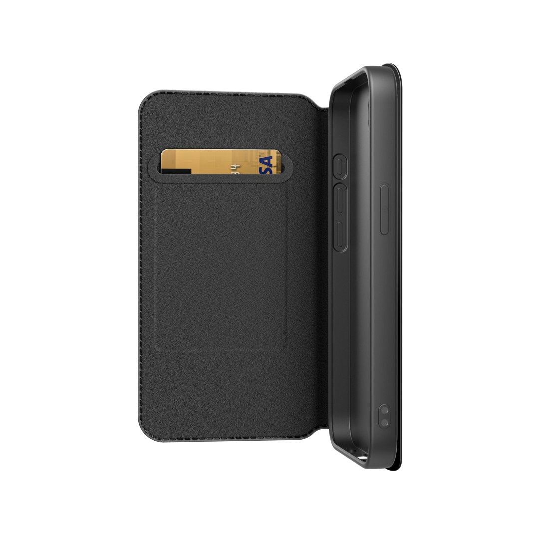 BLACKROCK Smartphone-Hülle »Booklet "Slim Folio" für Apple iPhone 16e, Schwarz«