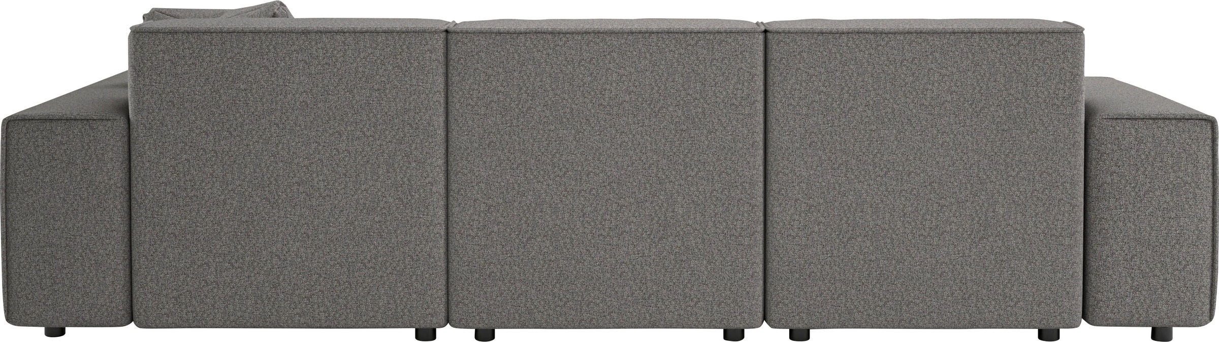 Ecksofa HOME AFFAIRE "Glimminge L-Form auch in Breitcord, Feincord + Easy care-Bezug", grau, B:264cm H:71cm T:191cm, 100% Polyester, Sofas, Ecksofa, Breite 264, Zierkissen 9