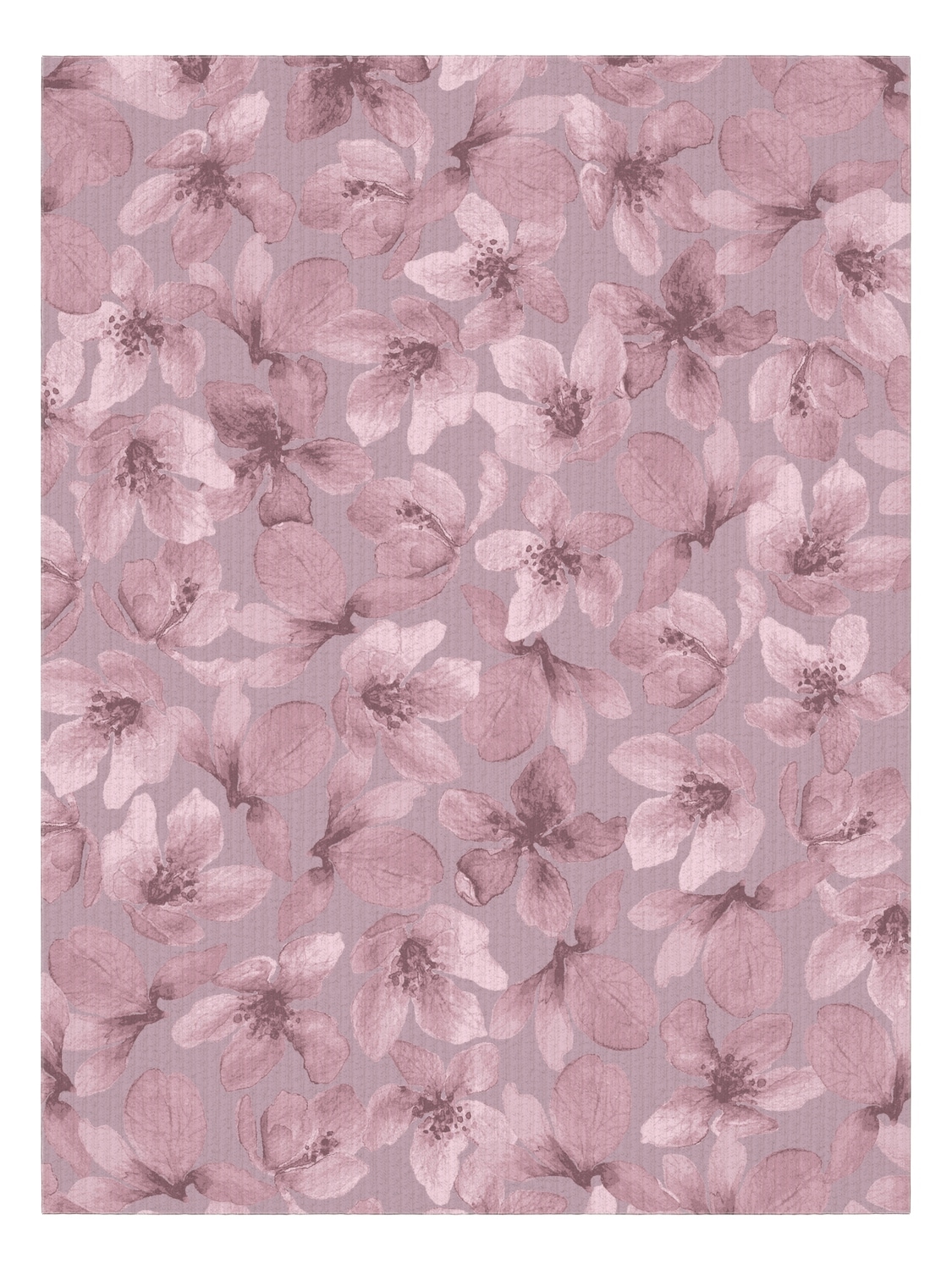 Name It Schlafanzug »NKFNIGHTSET MAUVE FLOWER LOOSE RIB NOOS«, (Set, 2 tlg.), in angenehm tragbarere Rippen-Qualität