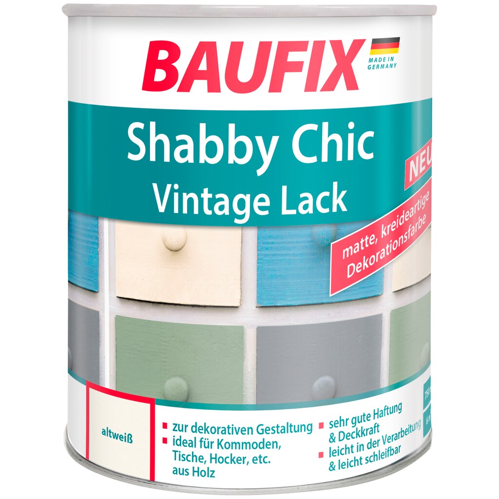 Baufix Acryl-Buntlack »Shabby Chc Vintage Lack«