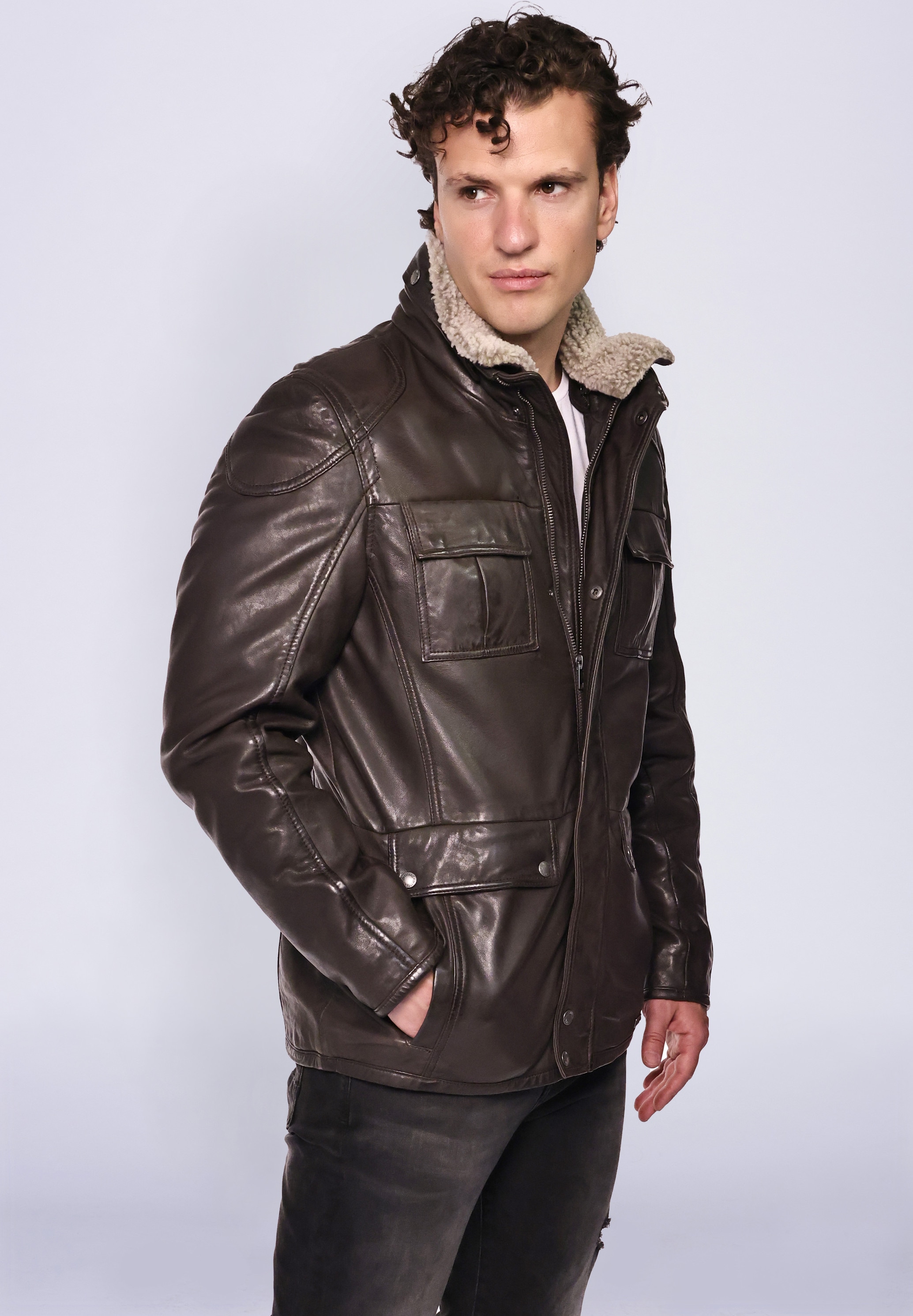 MUSTANG Lederjacke "31019263-FF"