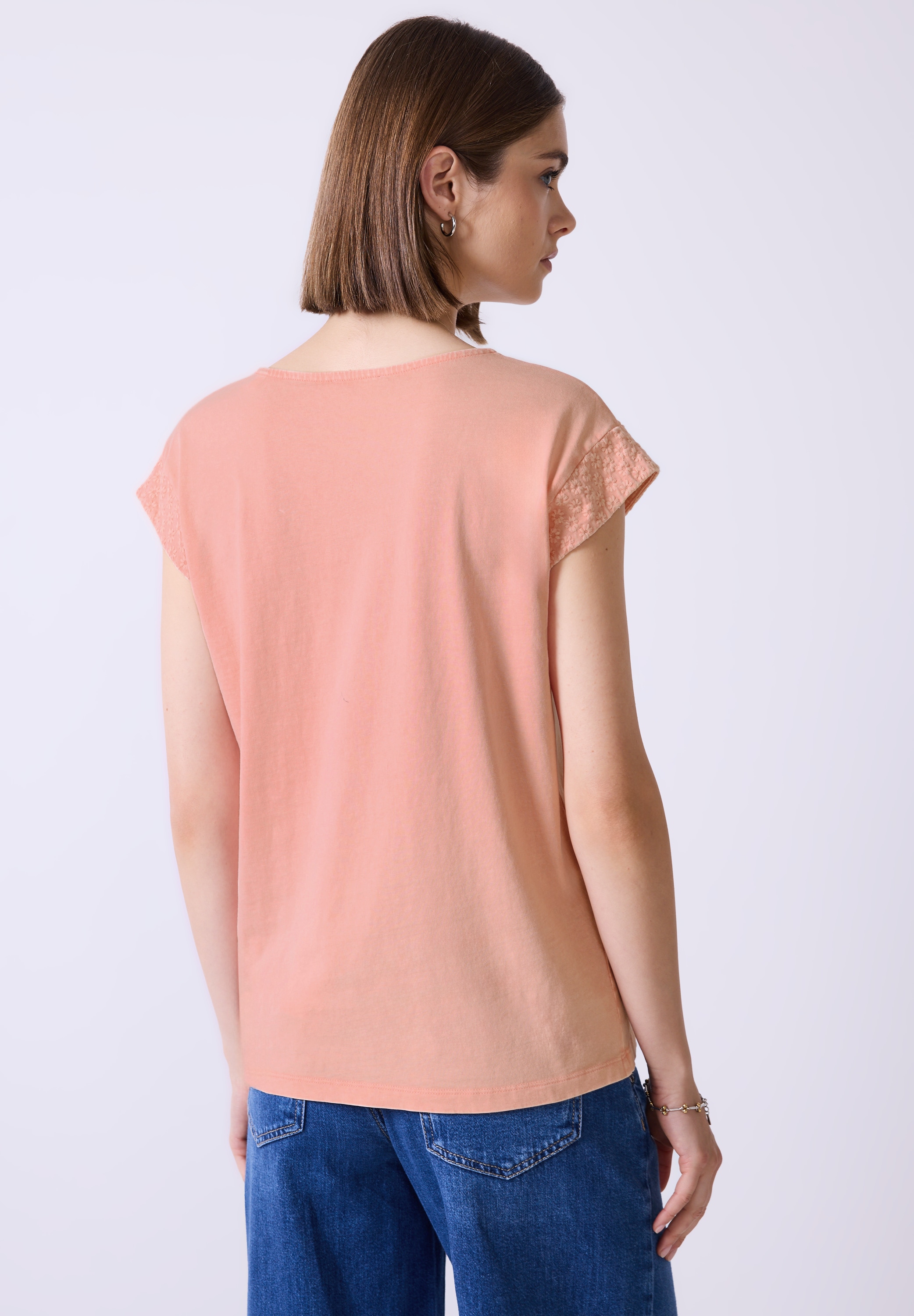 STREET ONE STUDIO T-Shirt, aus reiner Baumwolle