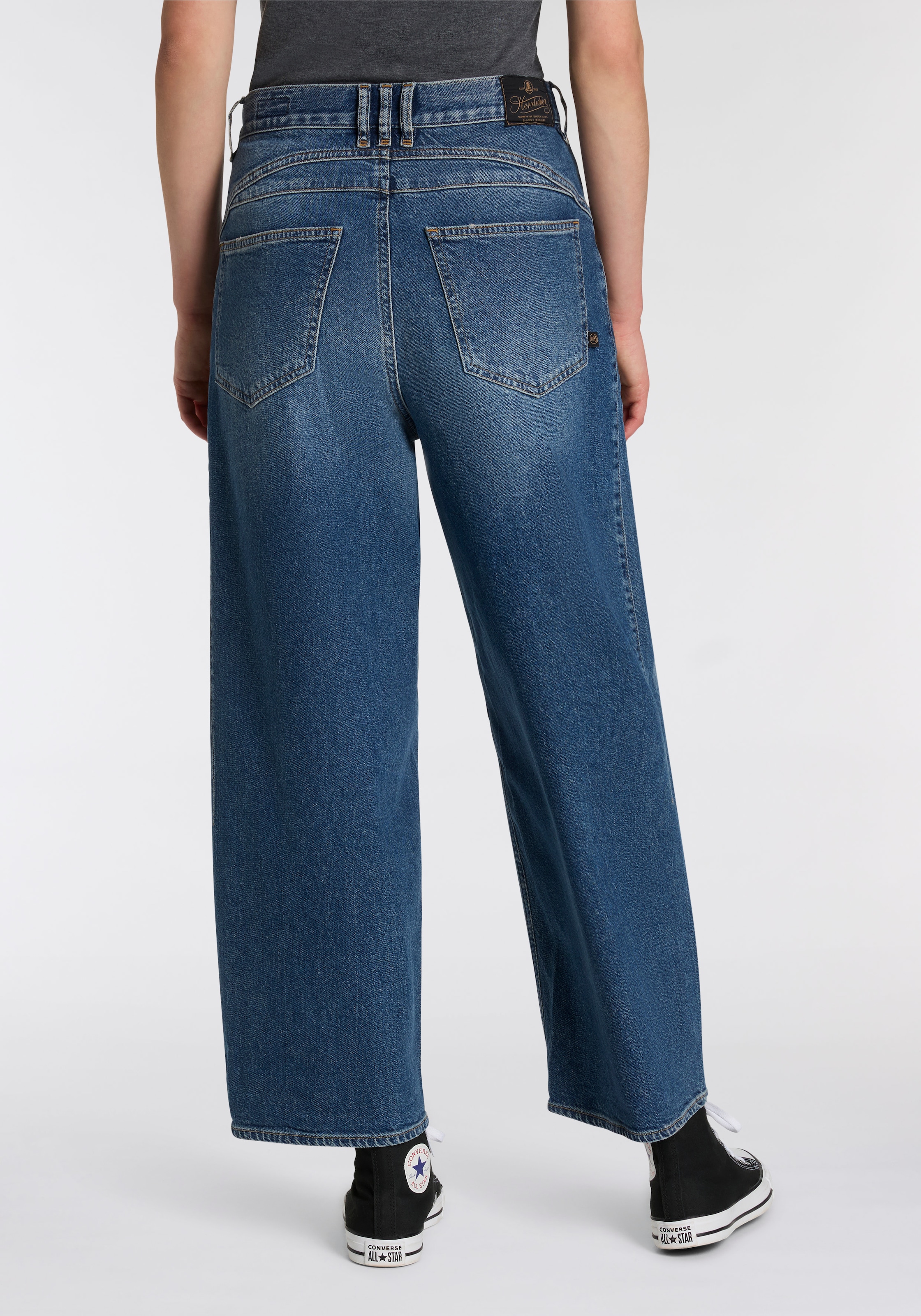 Herrlicher Weite Jeans »Barrow Denim«, im O-Shape