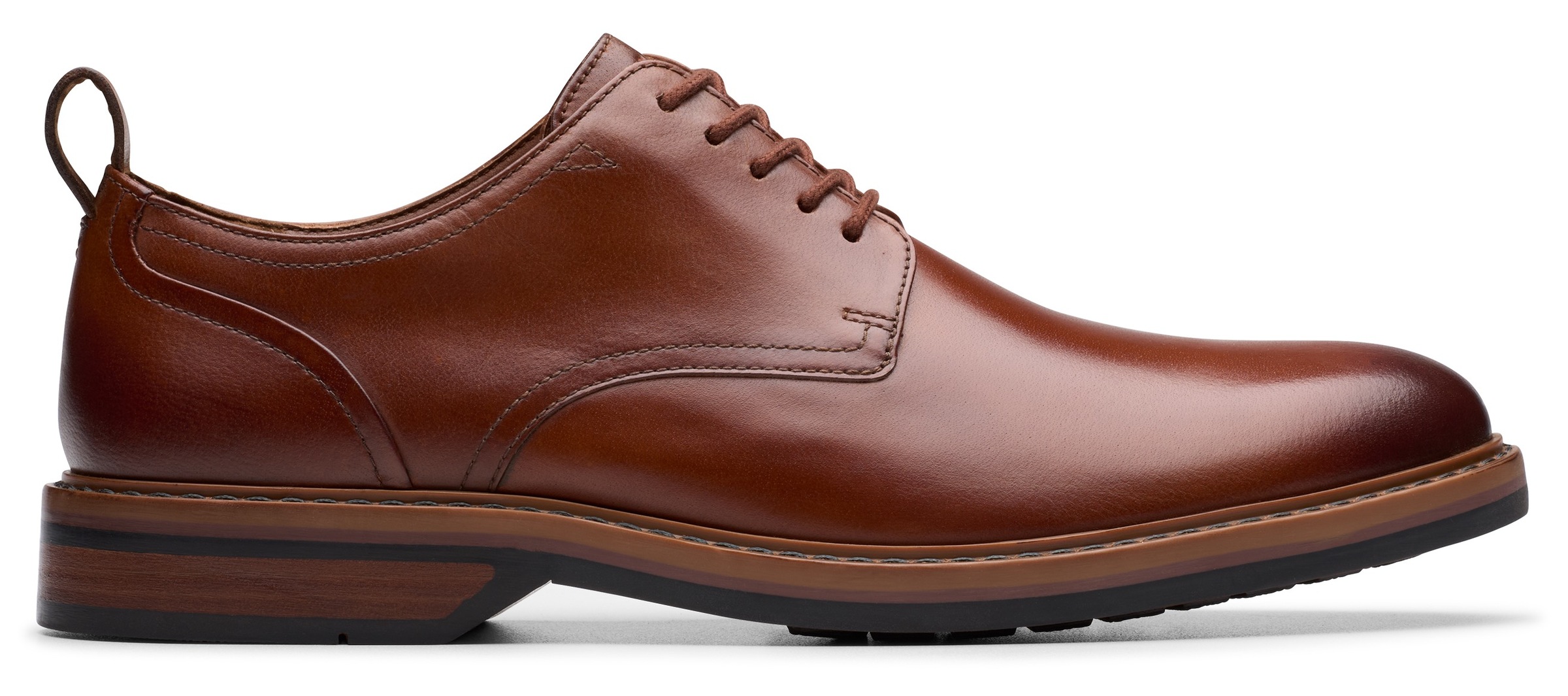 Clarks Schnürschuh »Alwin Lace«, Business Schnürschuh mit Anziehlasche