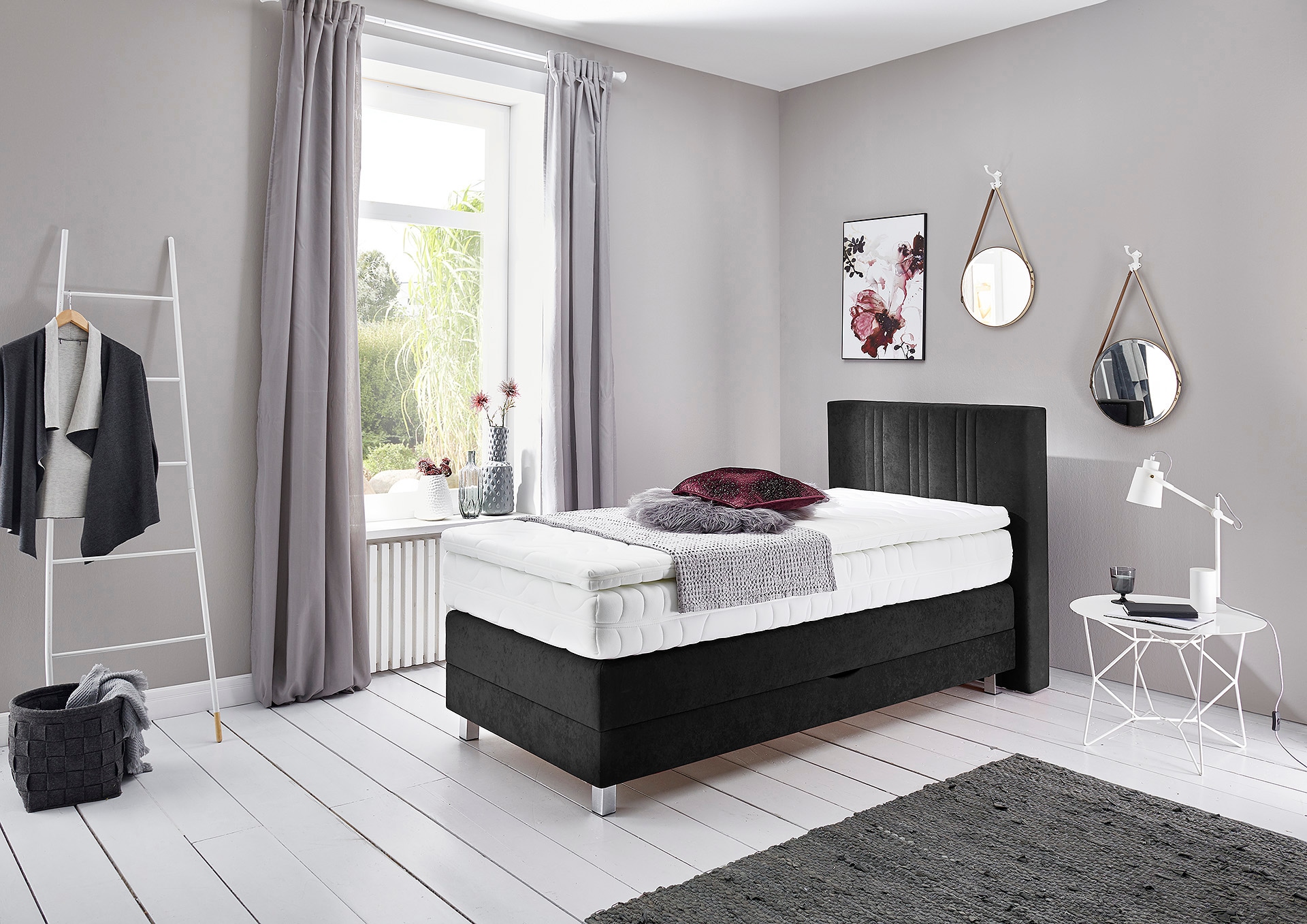 Westfalia Schlafkomfort Boxspringbett wahlweise mit Bettkasten und Topper günstig online kaufen