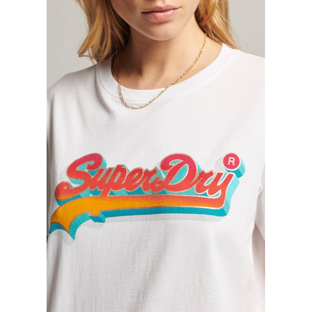 Superdry Print-Shirt, lässiges Shirt mit Metallic Details für kaufen | BAUR