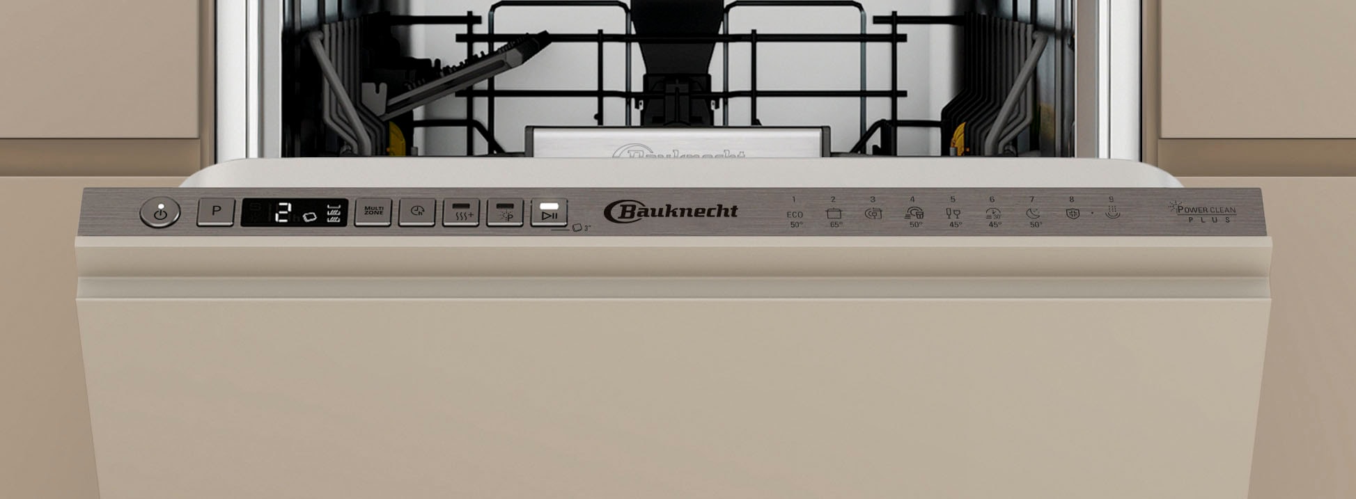 BAUKNECHT vollintegrierbarer Geschirrspüler »BK6IB10BS7LAO«, 10 Maßgedecke, ActiveDry