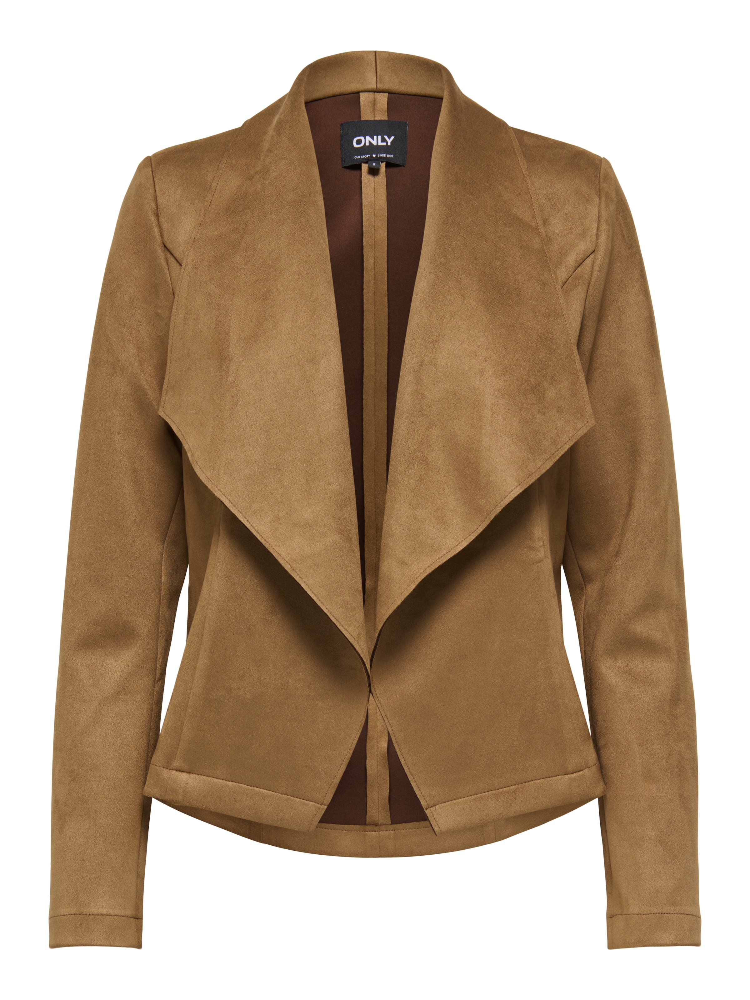 ONLY Kurzjacke "ONLJOLINE FAUX SUEDE DRAPY JACKET OTW", in Wildleder Optik günstig online kaufen