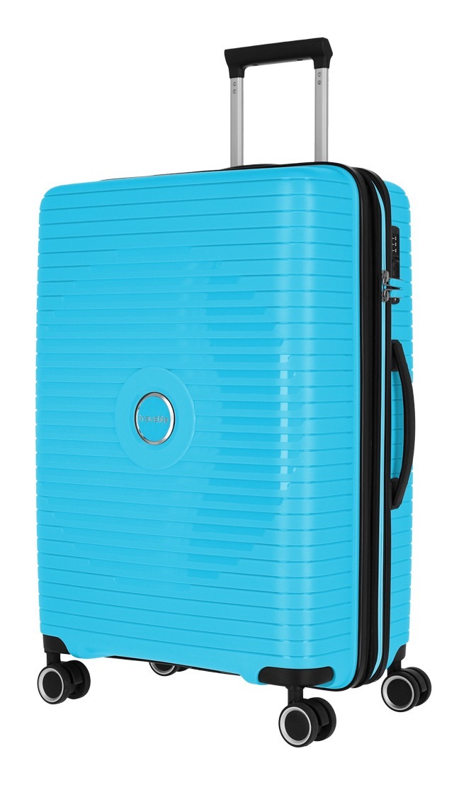 travelite Trolleyset »ORBITA 4w S/M/L«, (Set, 3 tlg., Hartschalen Trolleyset), Hartschalen-Koffer Kofferset Reiseset Handgepäck Aufgabegepäck