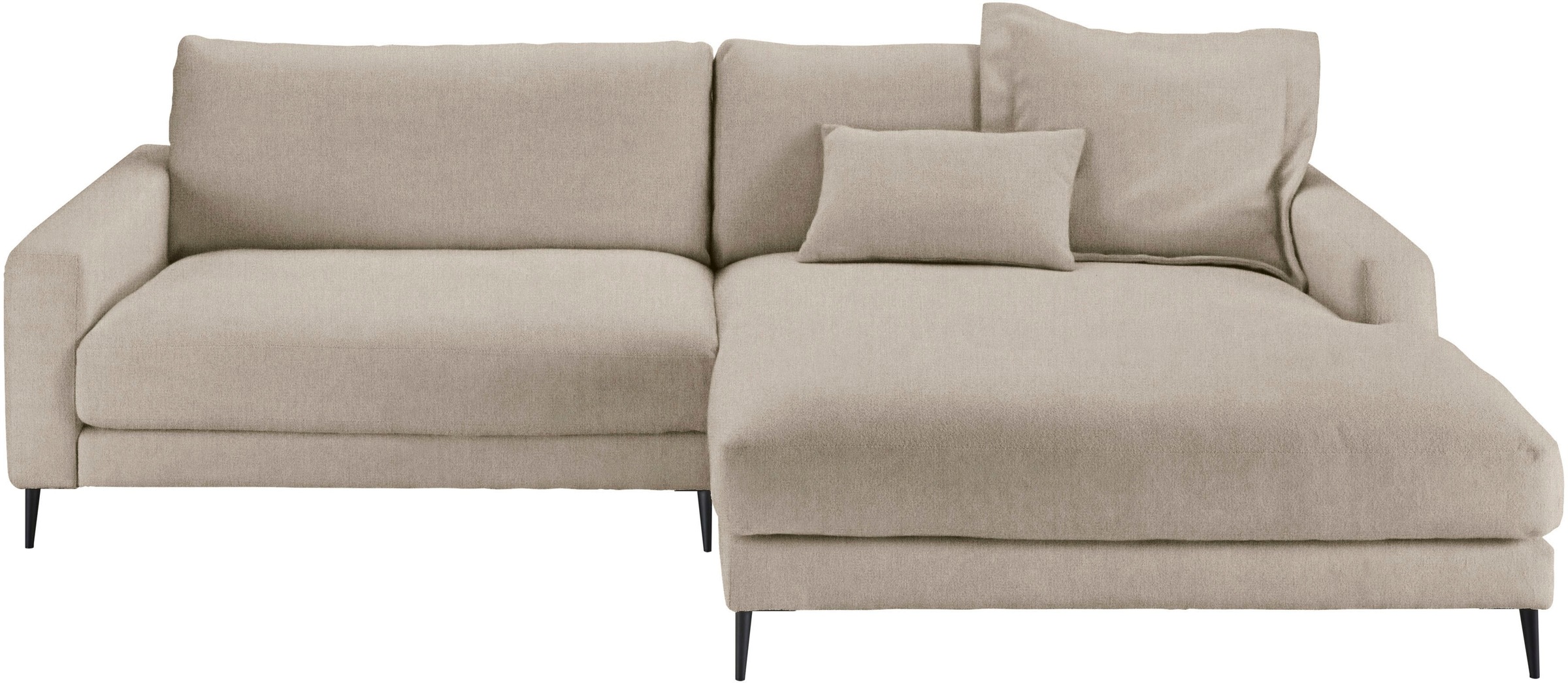 Home affaire Ecksofa "Downtown, B/T/H: 272/190/84 cm L-Form" weicher Sitzko günstig online kaufen