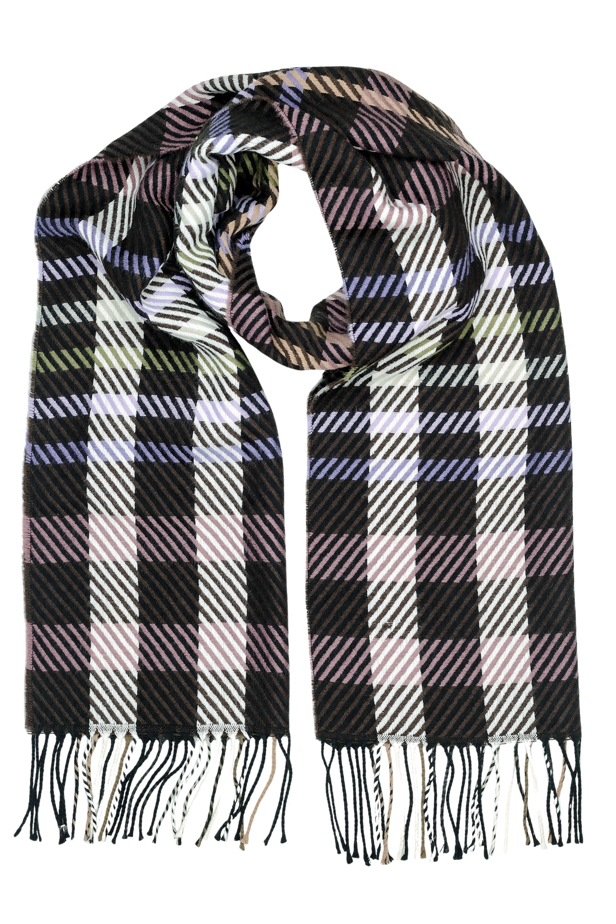 COLLEZIONE ALESSANDRO Wollschal »Elegant« 1 Stk. tlg. moderner Karoschal, Made in Italy