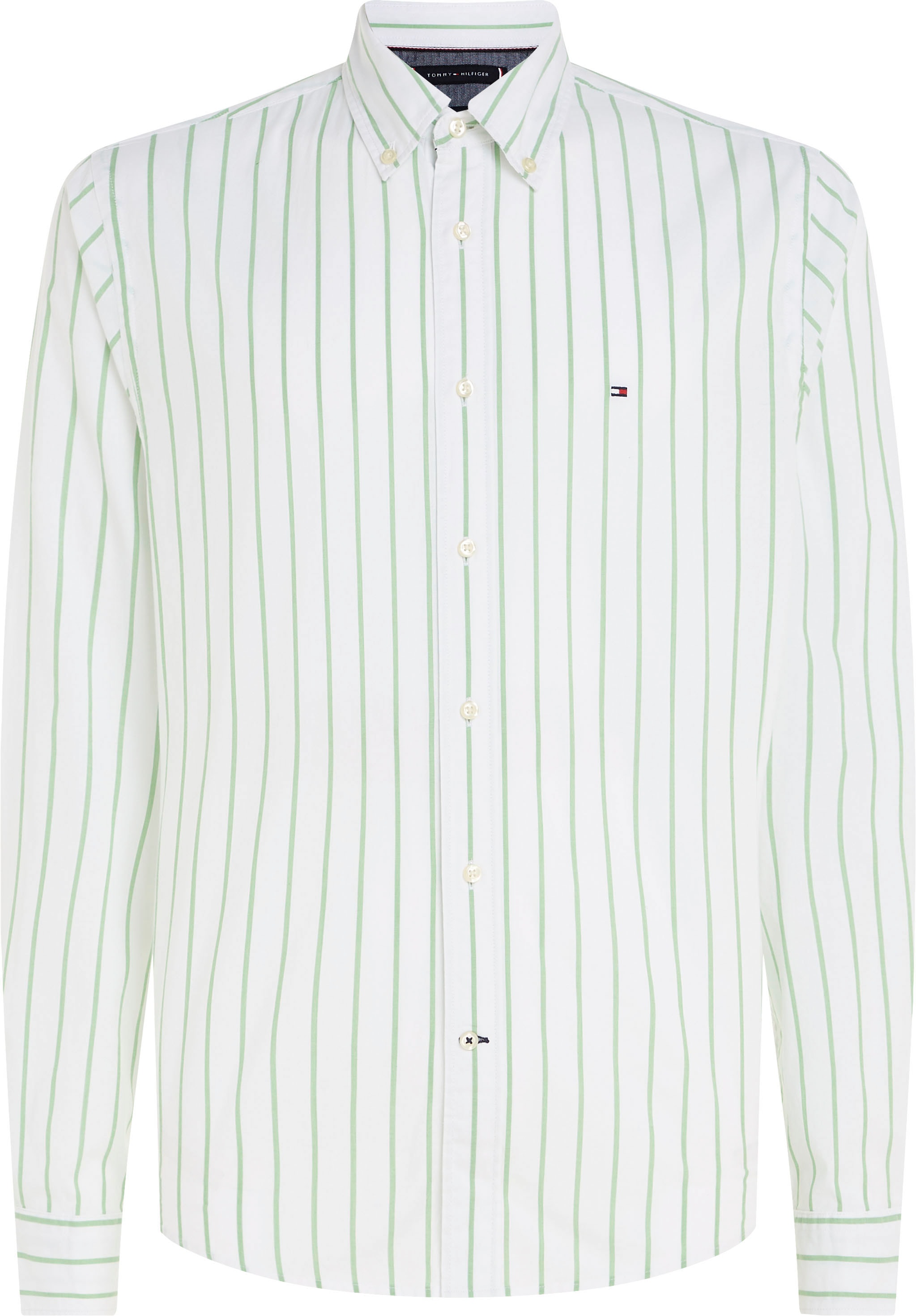 Tommy Hilfiger Langarmhemd »NATURAL SOFT STRIPE RF SHIRT«, in gestreifter Optik