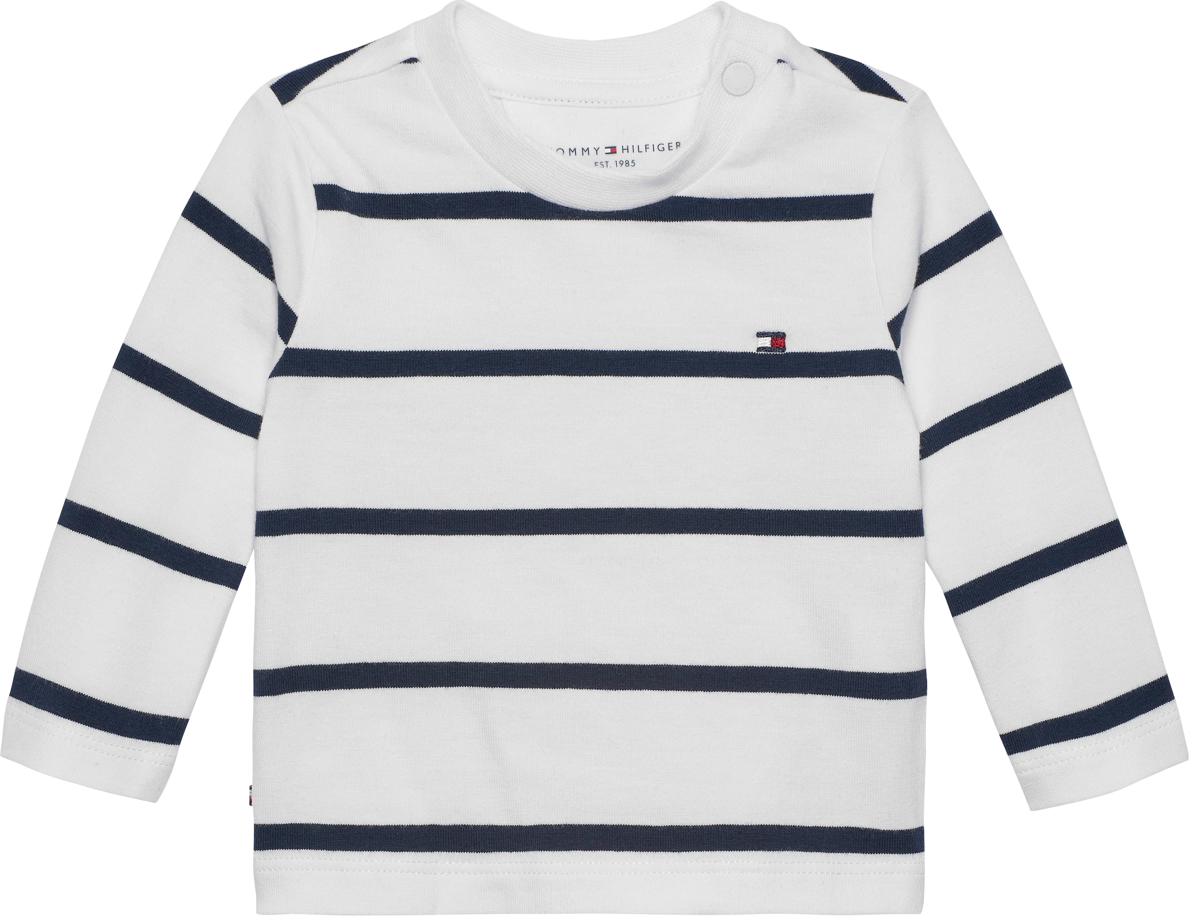 Tommy Hilfiger Langarmshirt & Hose »BABY CORD DUNGAREE SET« 2 Stk. tlg. für Babys