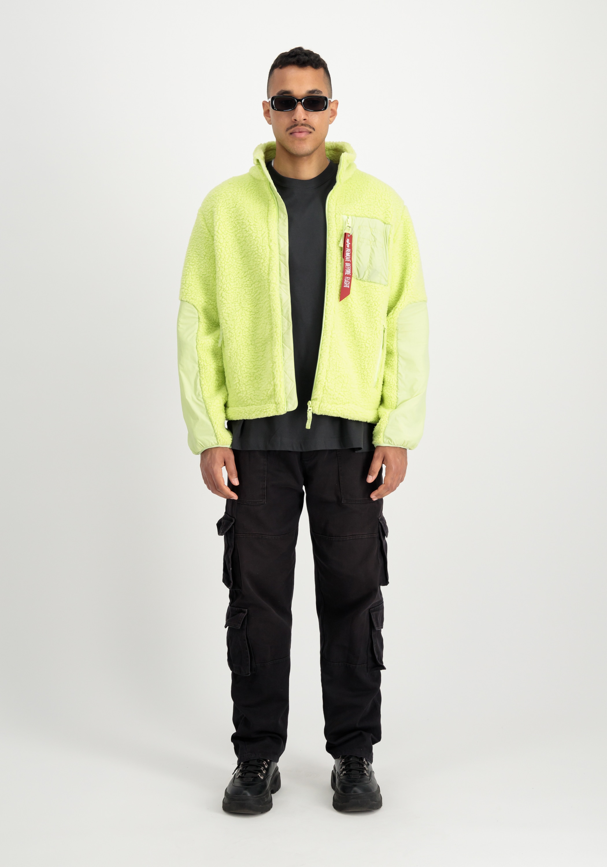 Alpha Industries Funktionsjacke »Sherpa Zip-Jacket Utility Jacke«
