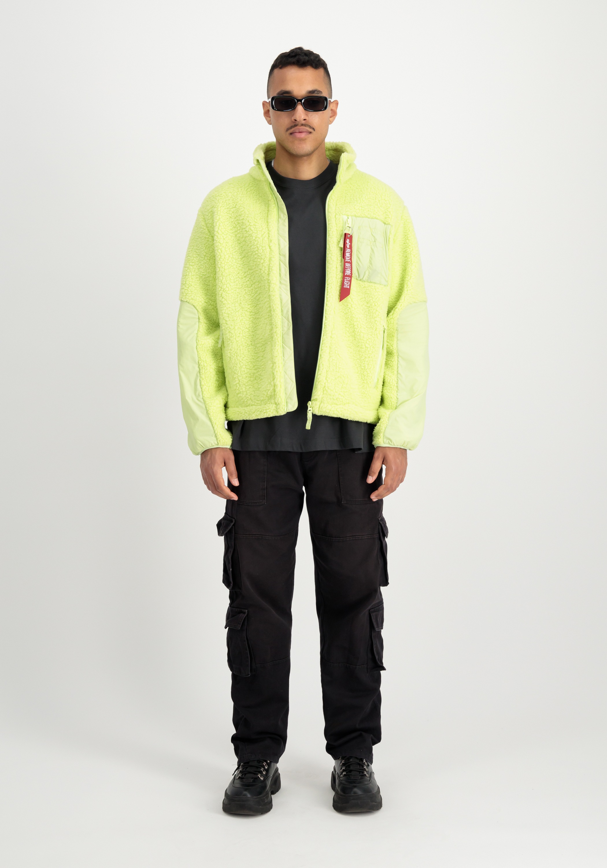 Thumbnail - Alpha Industries Funktionsjacke "Sherpa Zip-Jacket"