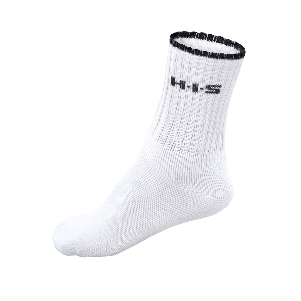 H.I.S Sportsocken, (Packung, 6 Paar), mit Frottee & verstärkten Belastungszonen