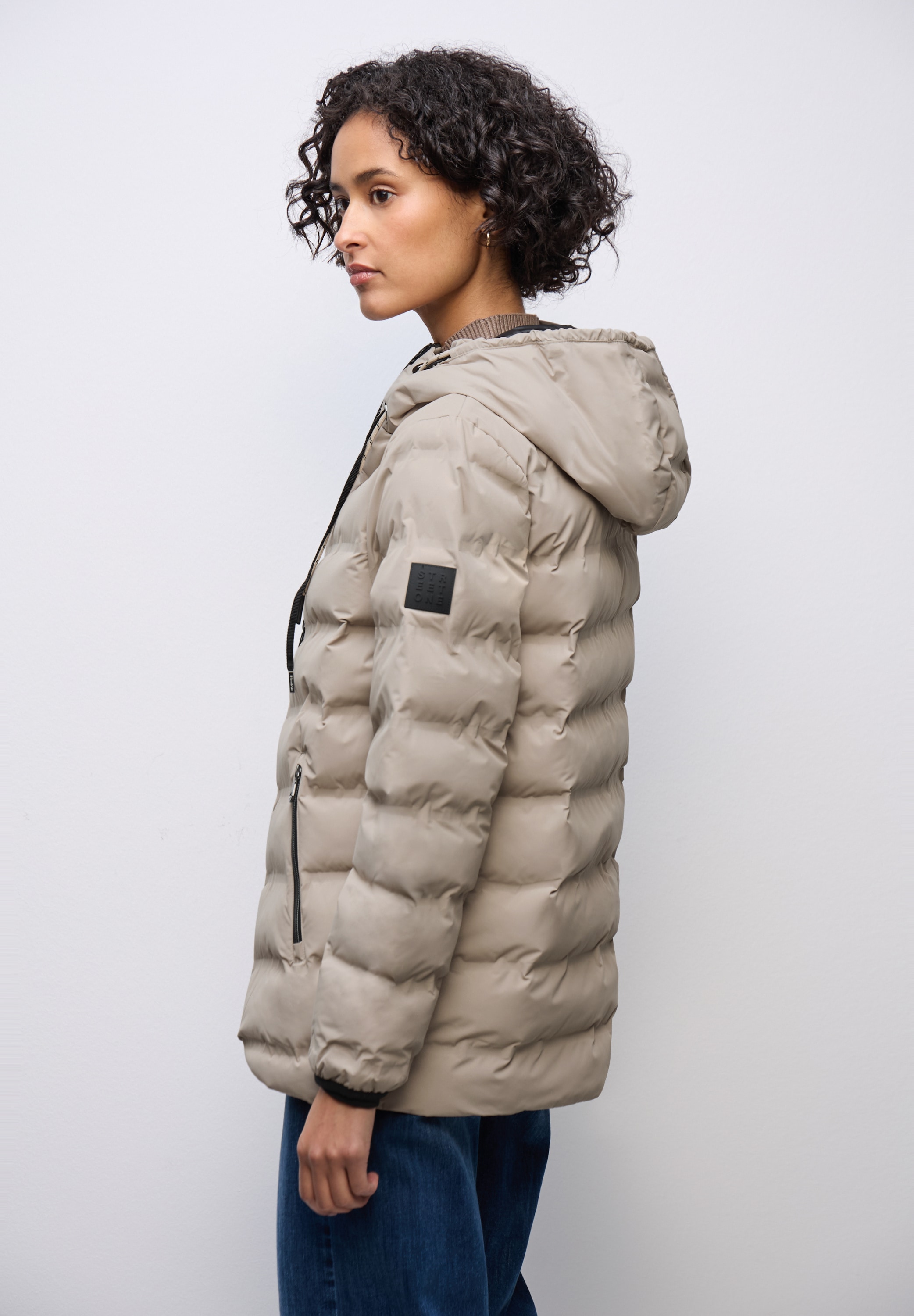 STREET ONE Steppjacke mit Kapuze mit Kapuze
