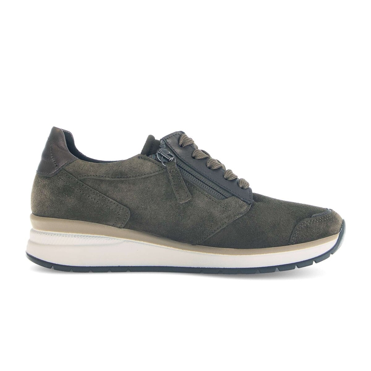 Gabor Sneaker »Sneaker low Materialmix Leder/Lederimitat«