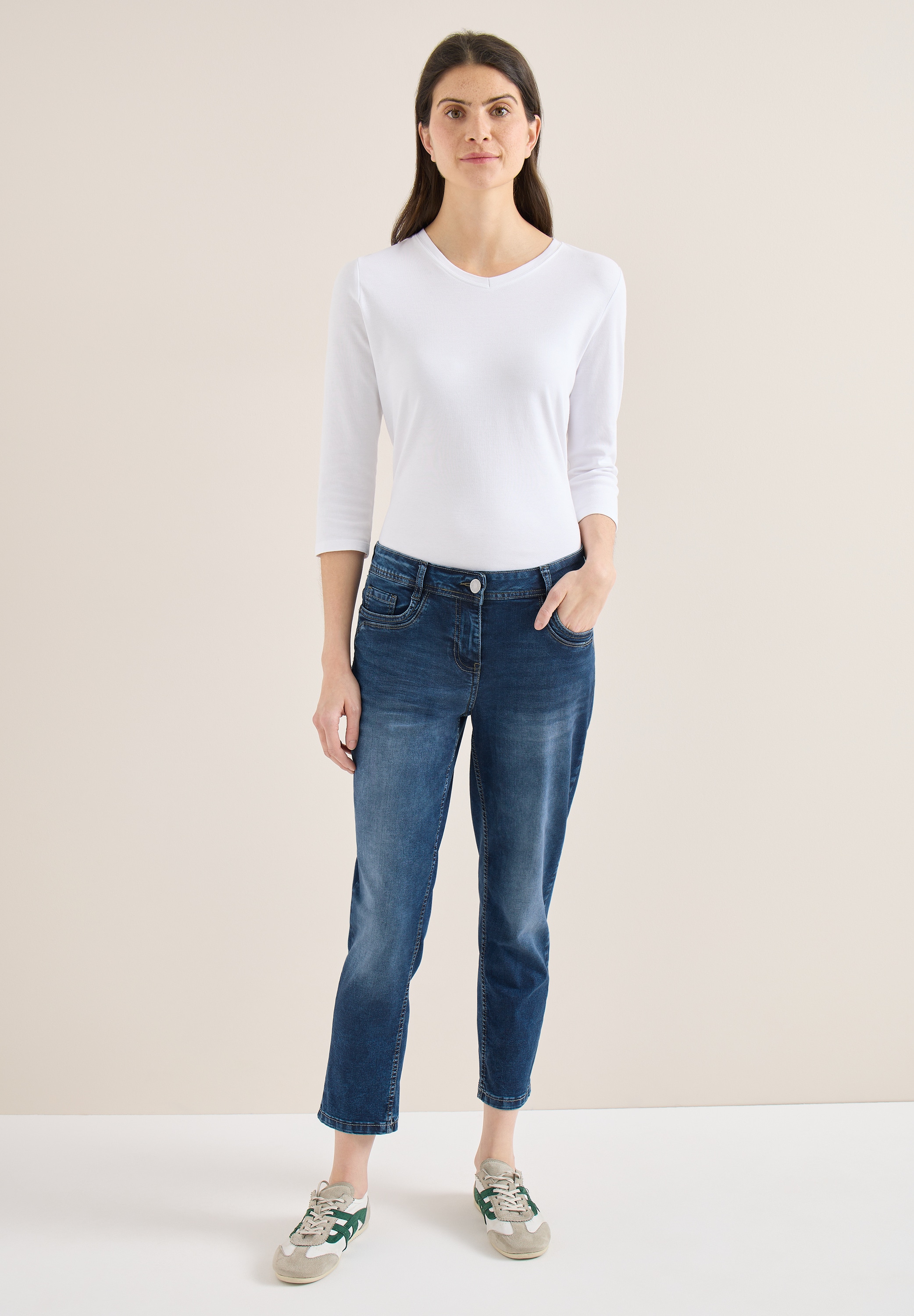 Cecil Comfort-fit-Jeans Middle Waist