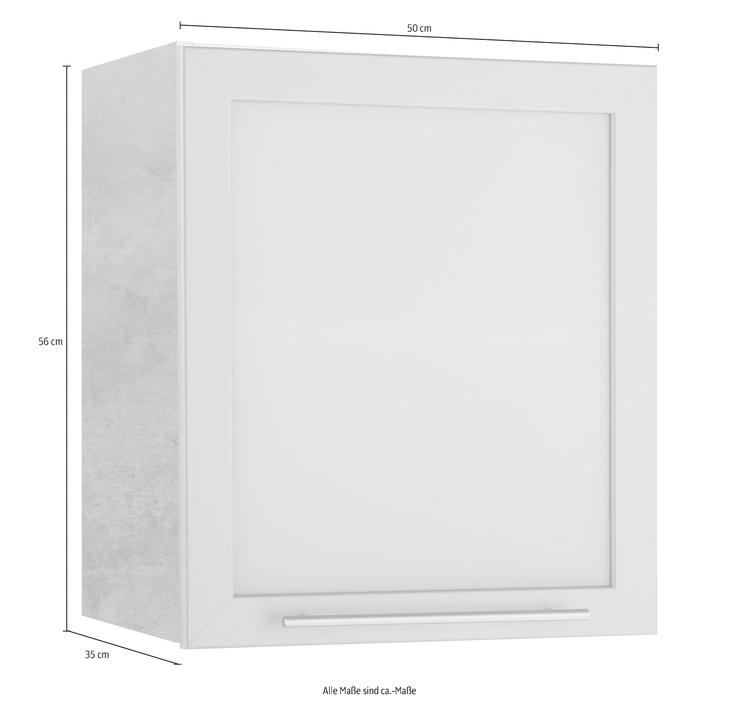 Black Friday wiho Küchen Glashängeschrank »Flexi2«, Breite 50 cm | BAUR