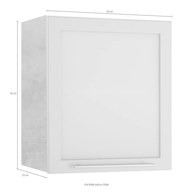 Black Friday wiho Küchen Glashängeschrank »Flexi2«, Breite 50 cm | BAUR