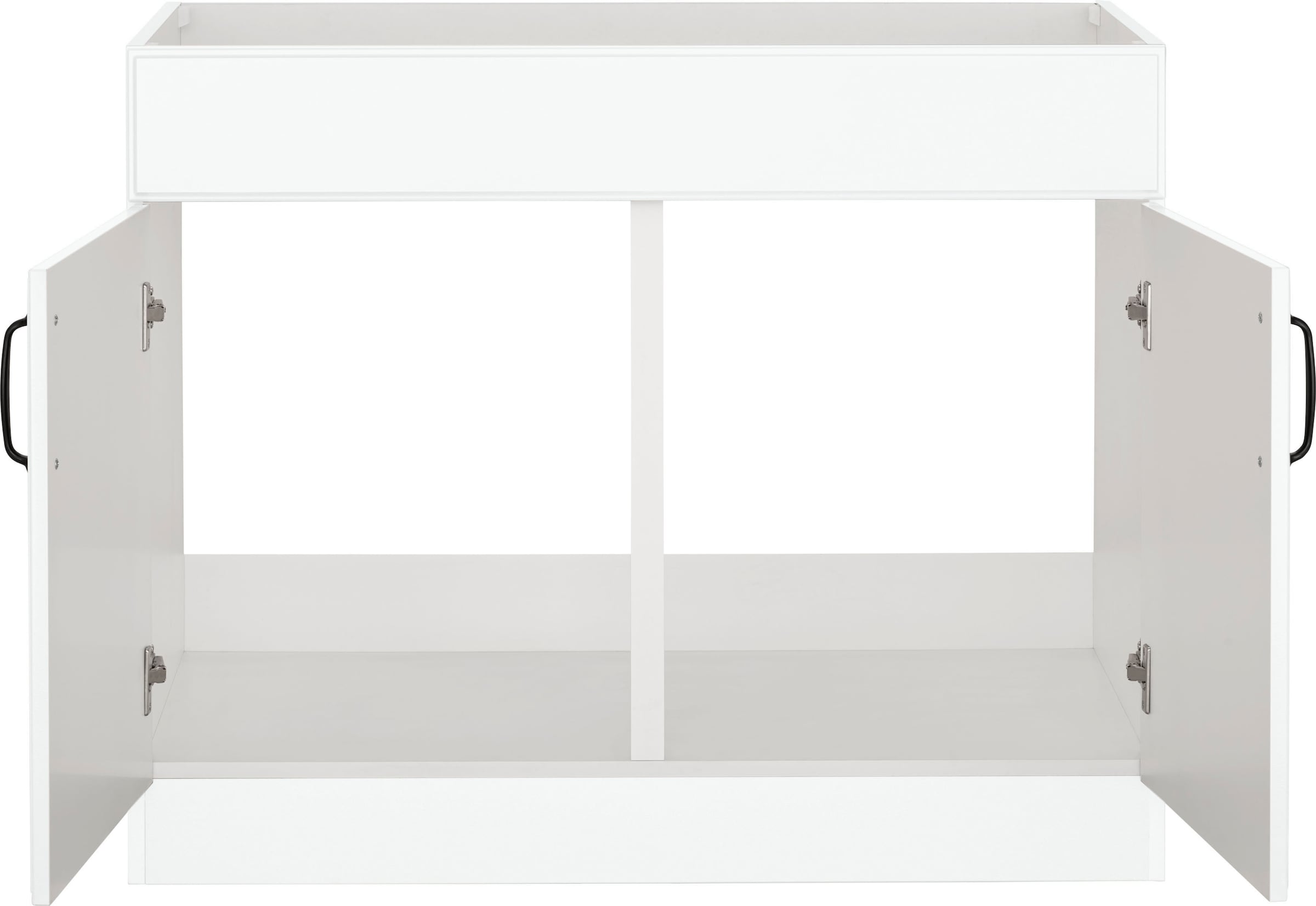 wiho Küchen Spülenschrank »Erla«, 100 cm breit mit Kassettenfront, ohne  Arbeitsplatte kaufen | BAUR
